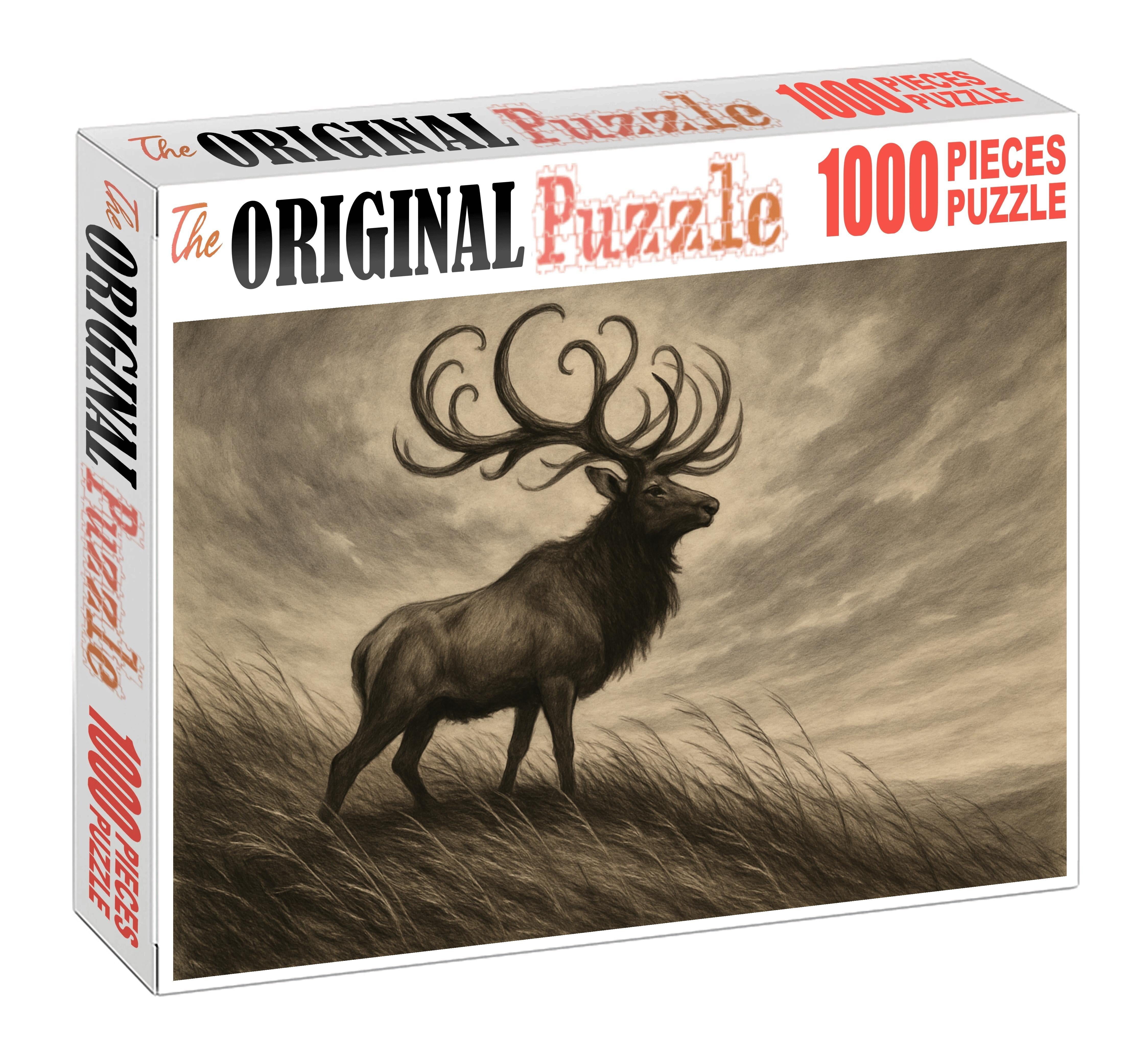 Zephyrmane Elk Gale-riding Horned Giant Of The Open Plains Challenging Puzzles