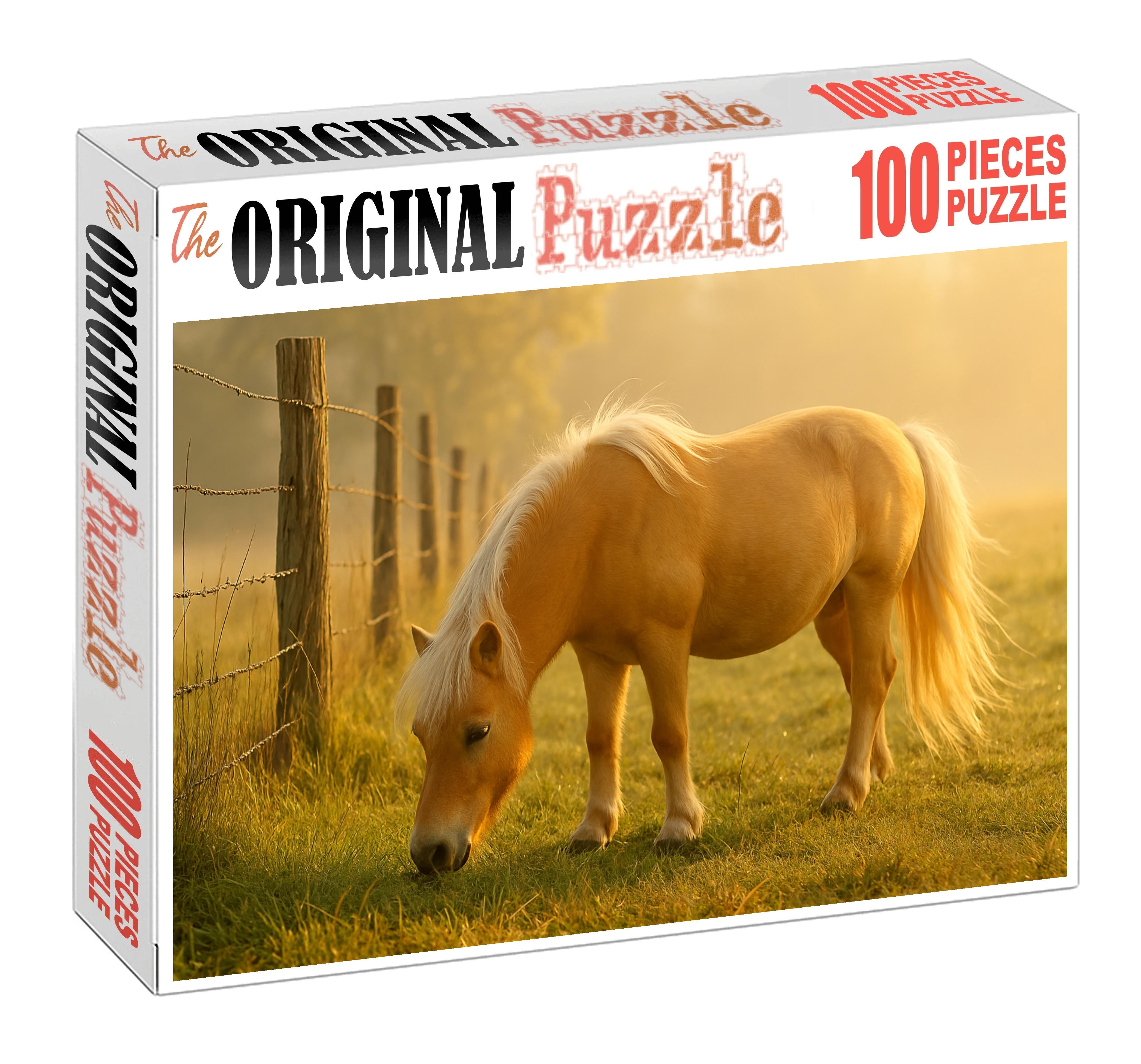 Misty Meadow Soft Palomino Pony With Endearing Temperament Puzzle For Kids