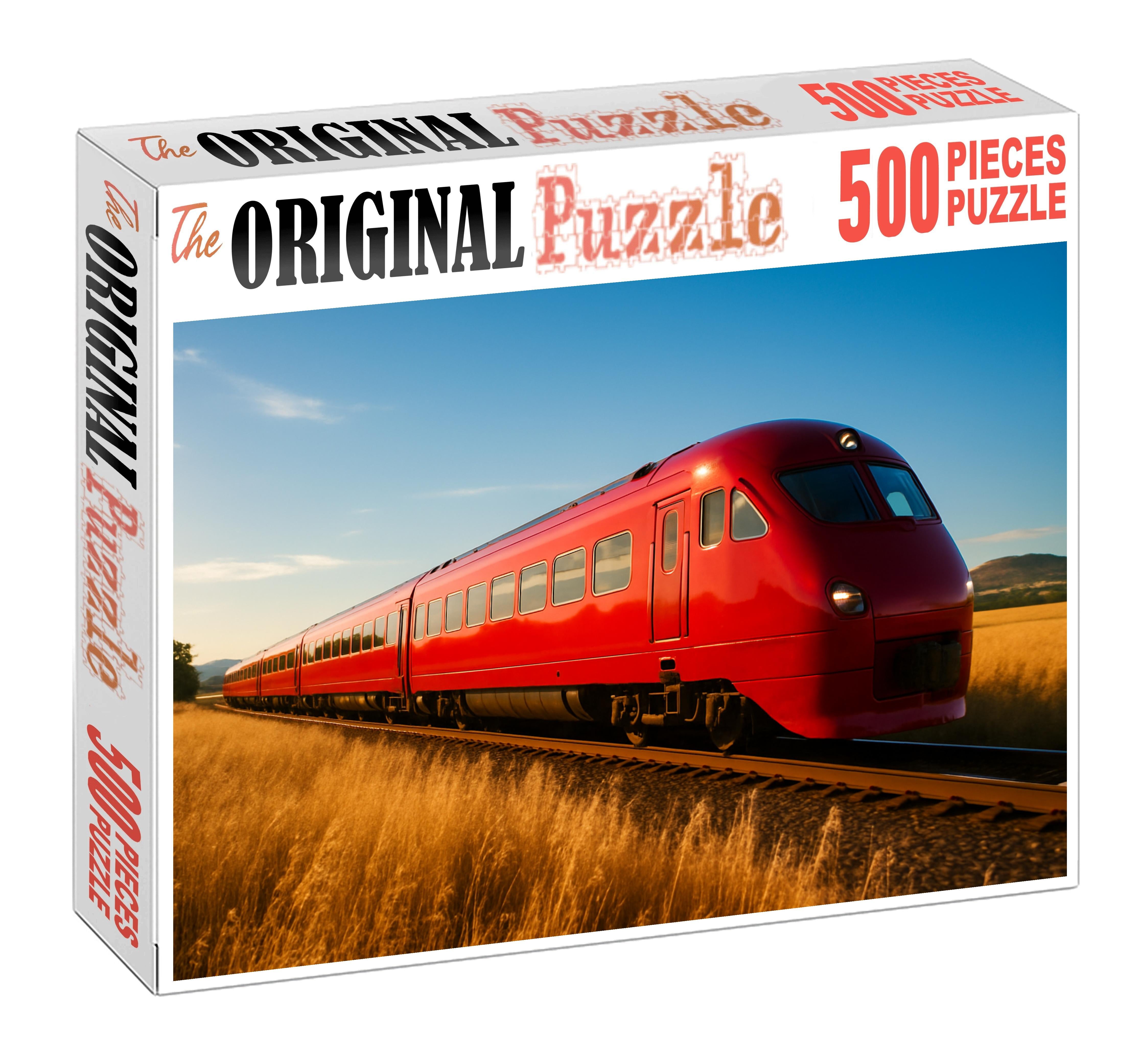 Crimson Horizon Intercity Large Format Puzzle