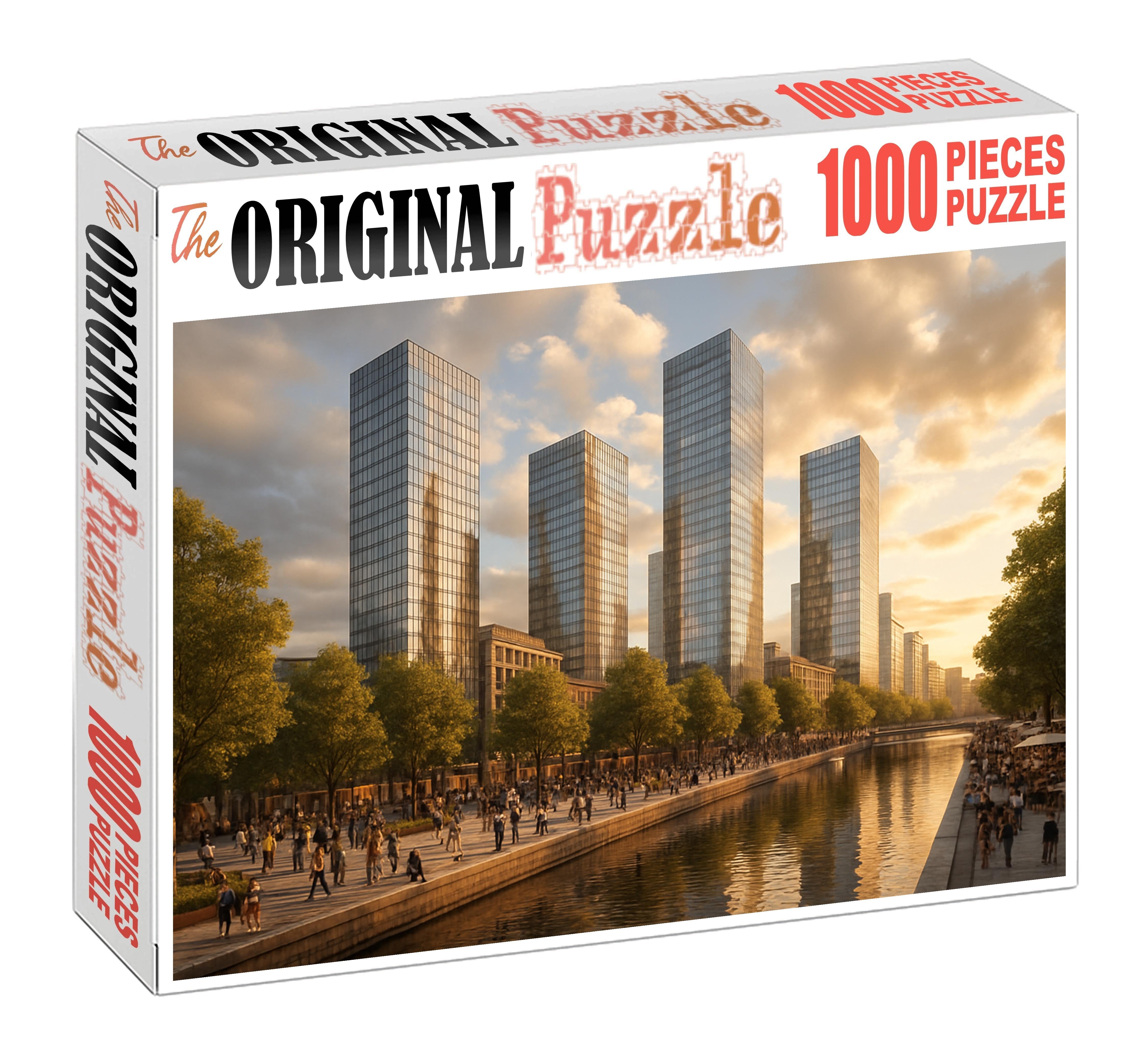 Melbourne Docklands Skyline Waterfront Supertall Cluster Complemented By Innovative Public Spaces Puzzle Challenge
