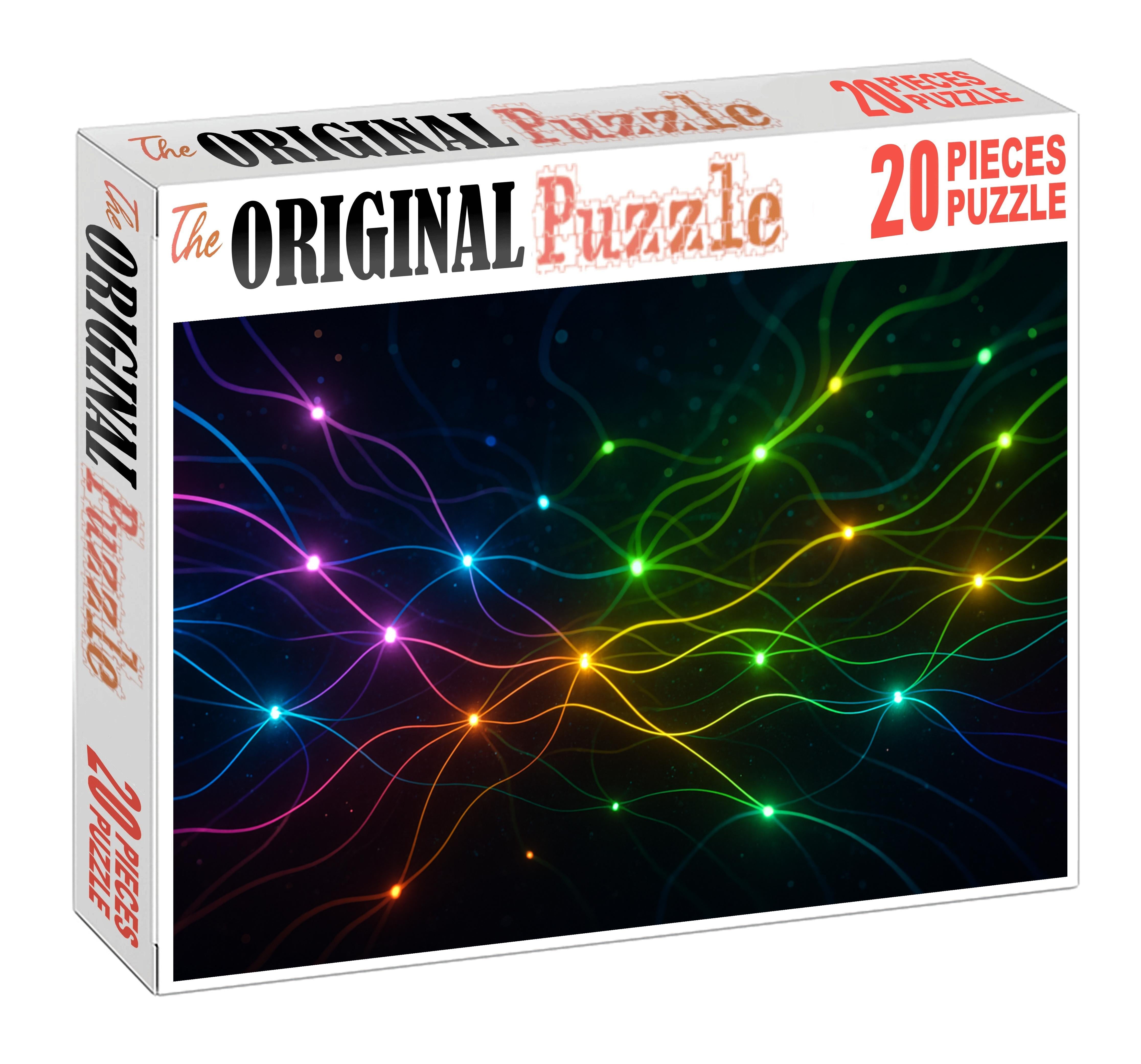 Chromatic Pulse Of Universal Connectivity 500 Piece Puzzle