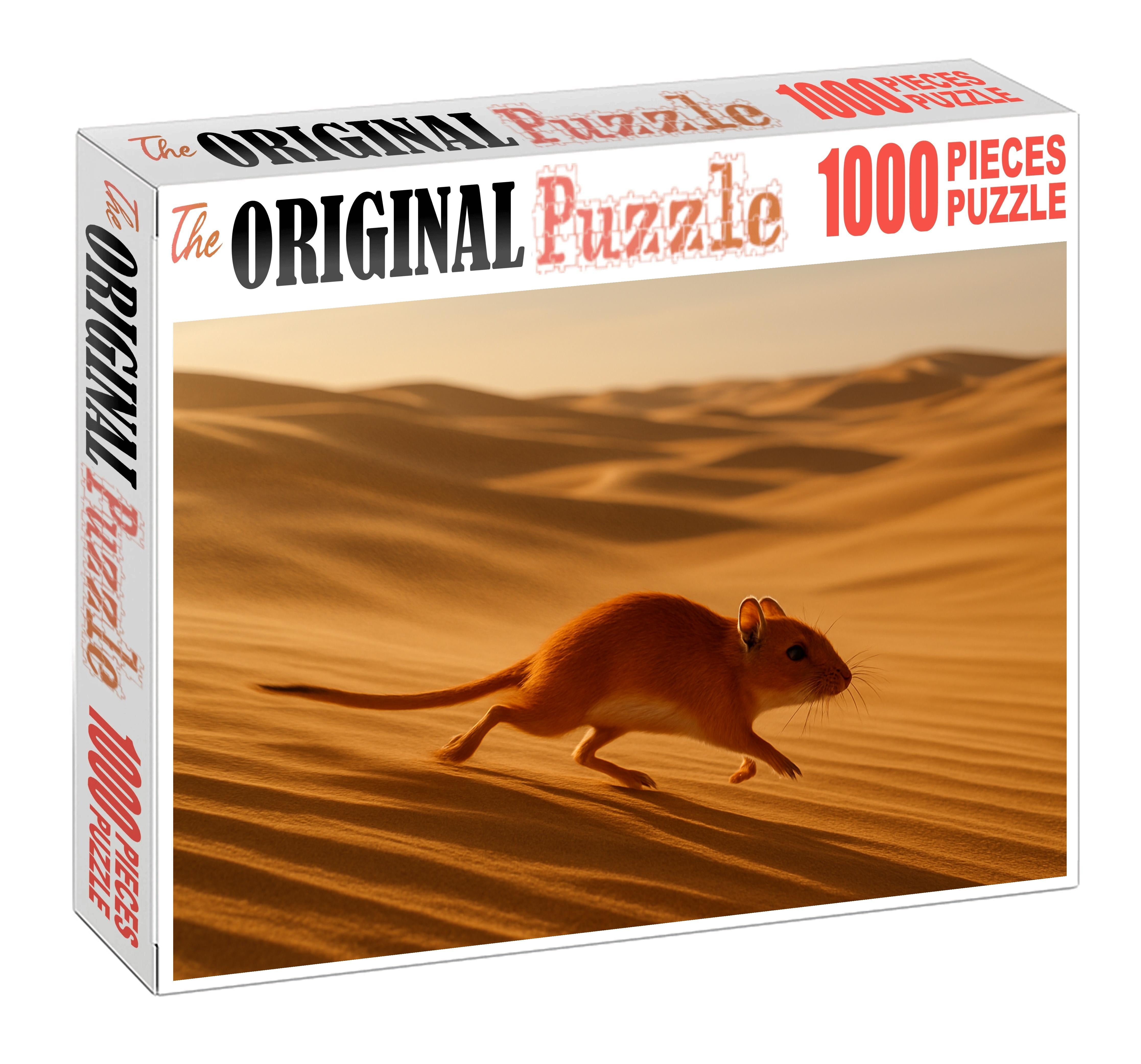 Vermilion Dust Runner Swift Desert Rodent With Streamlined Form And Burrowing Skills Premium Puzzle Pieces