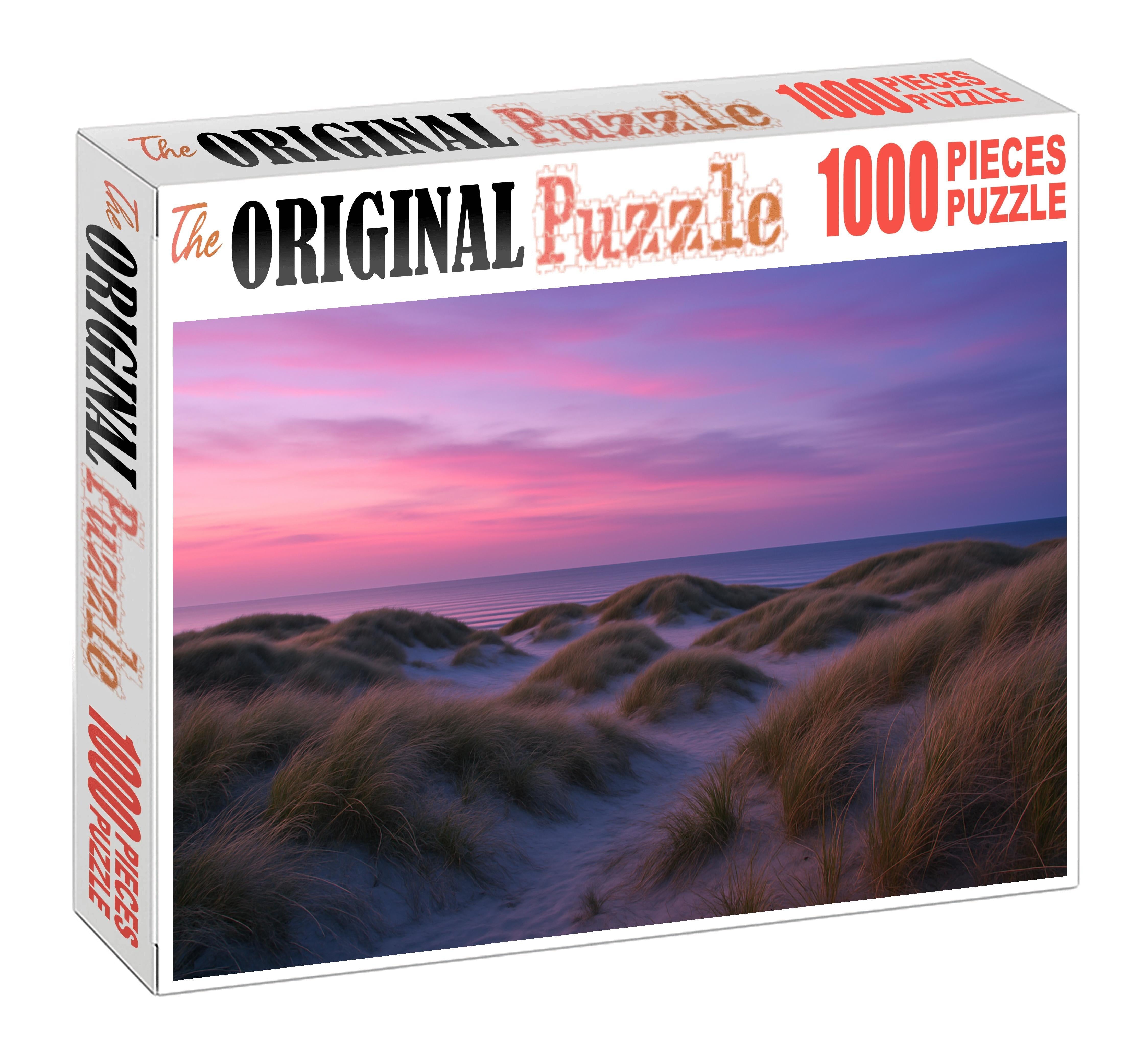 Twilight Coastal Dunes Custom Jigsaw Puzzle