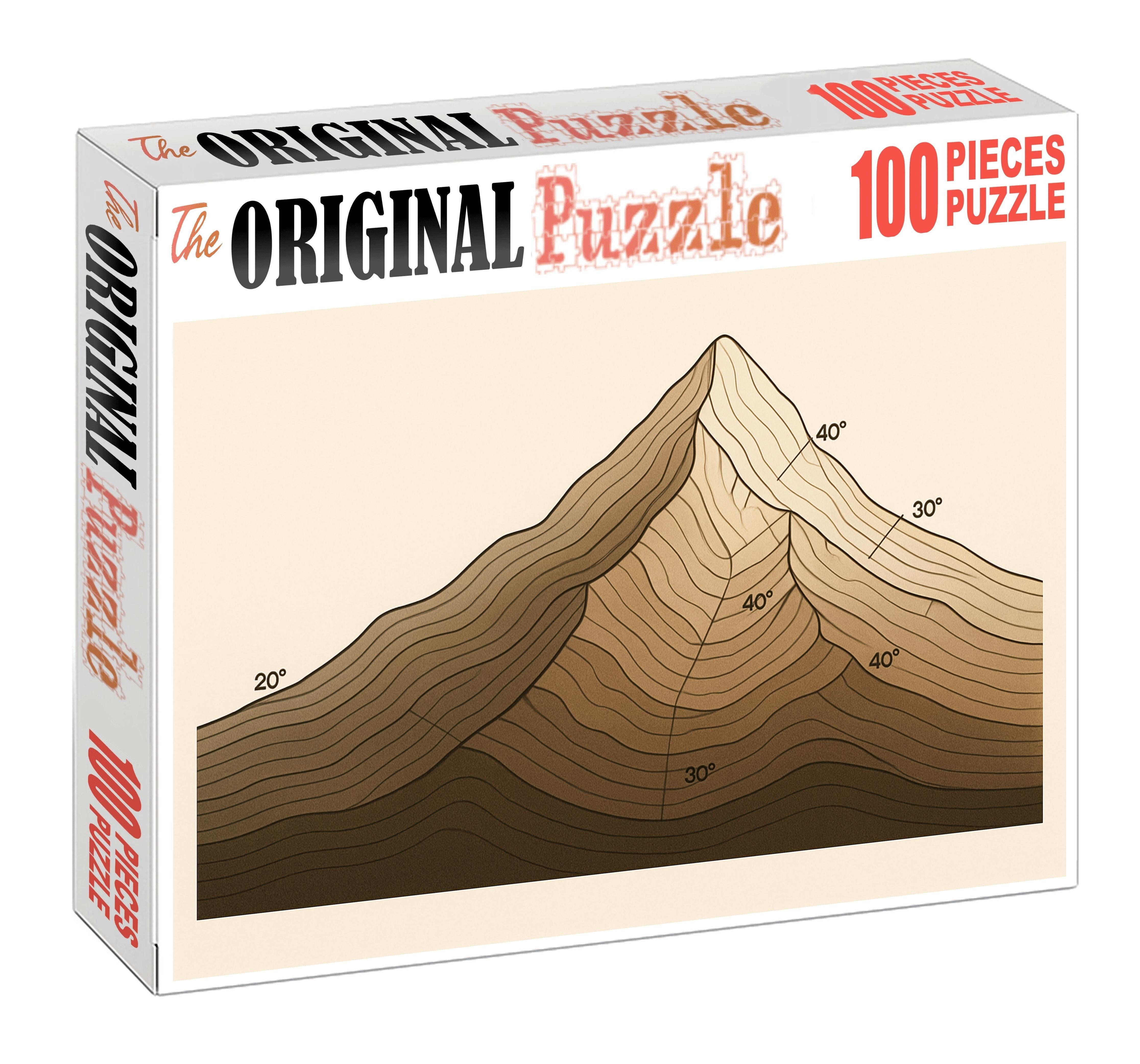 Mountain Pass Elevation Profile Mini Puzzle