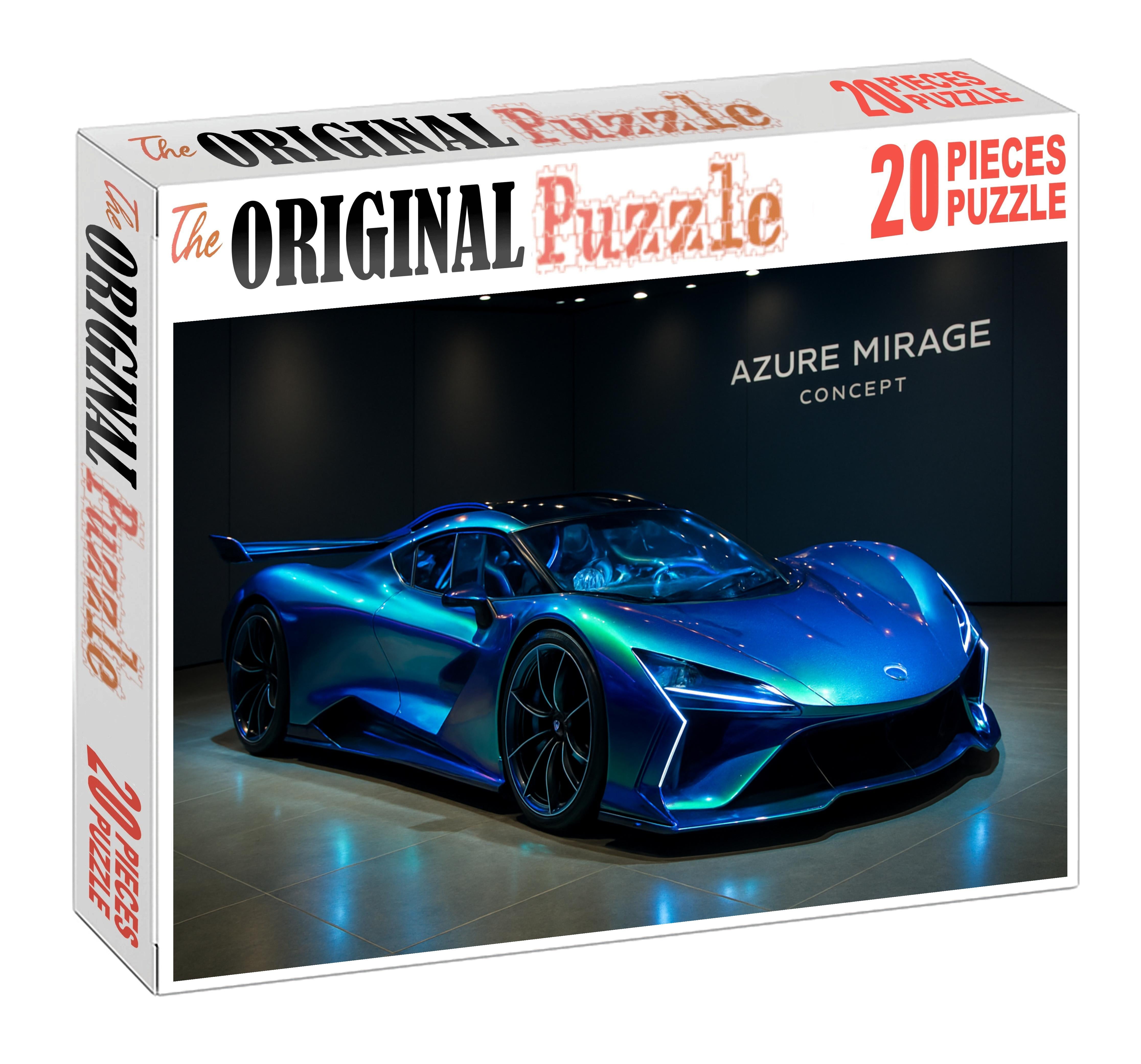 Azure Mirage Concept Next-gen Hydrogen Hypercar Puzzle For Kids