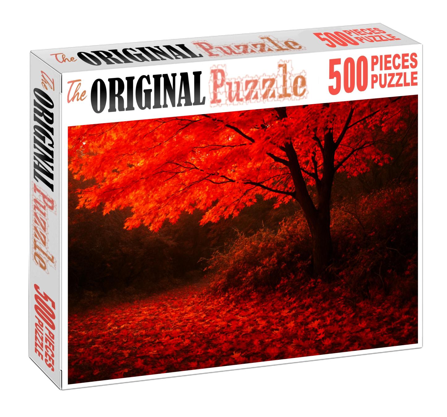 Crimson Canopy Crest Premium Puzzle Pieces