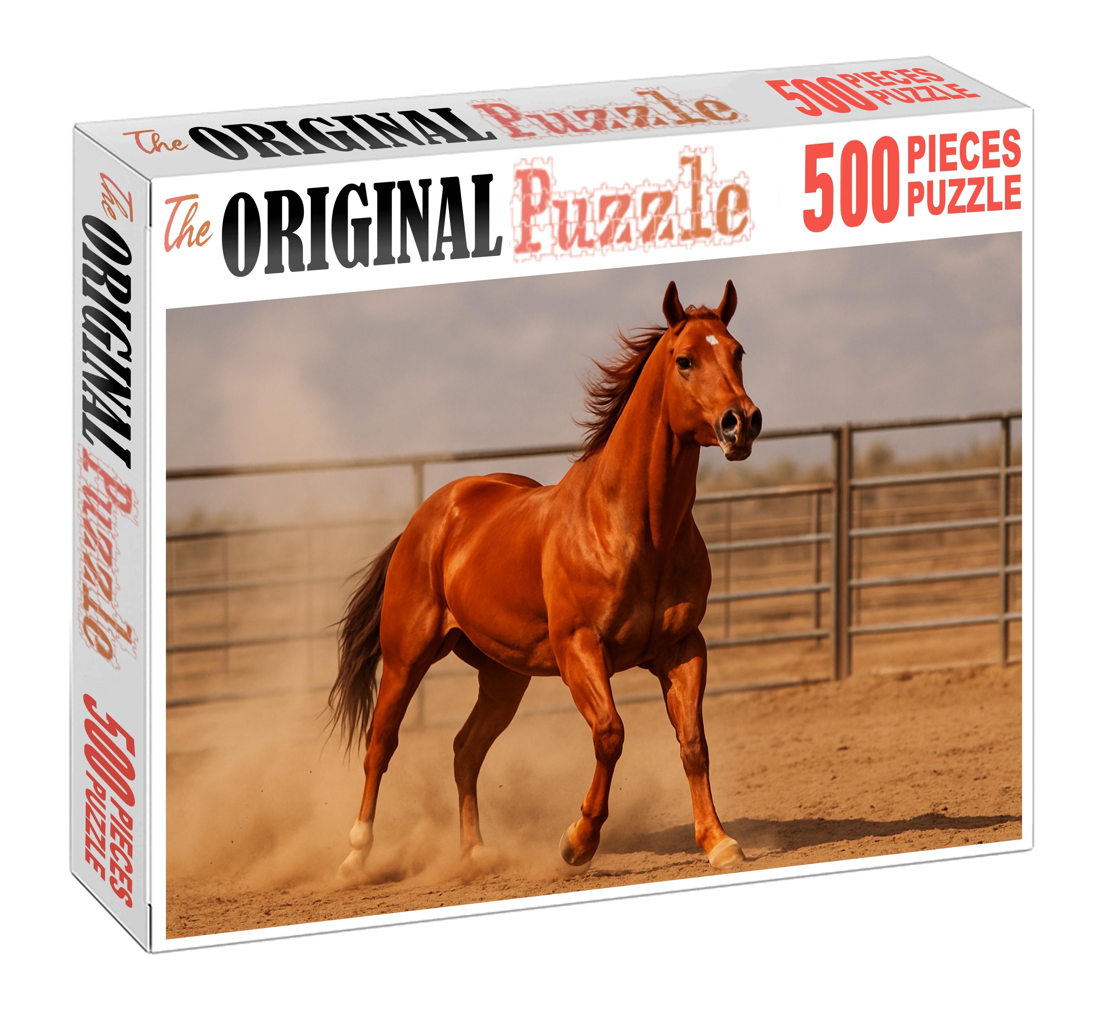 Crimson Flame Fiery Sorrel Quarter Horse Mare Challenging Puzzles