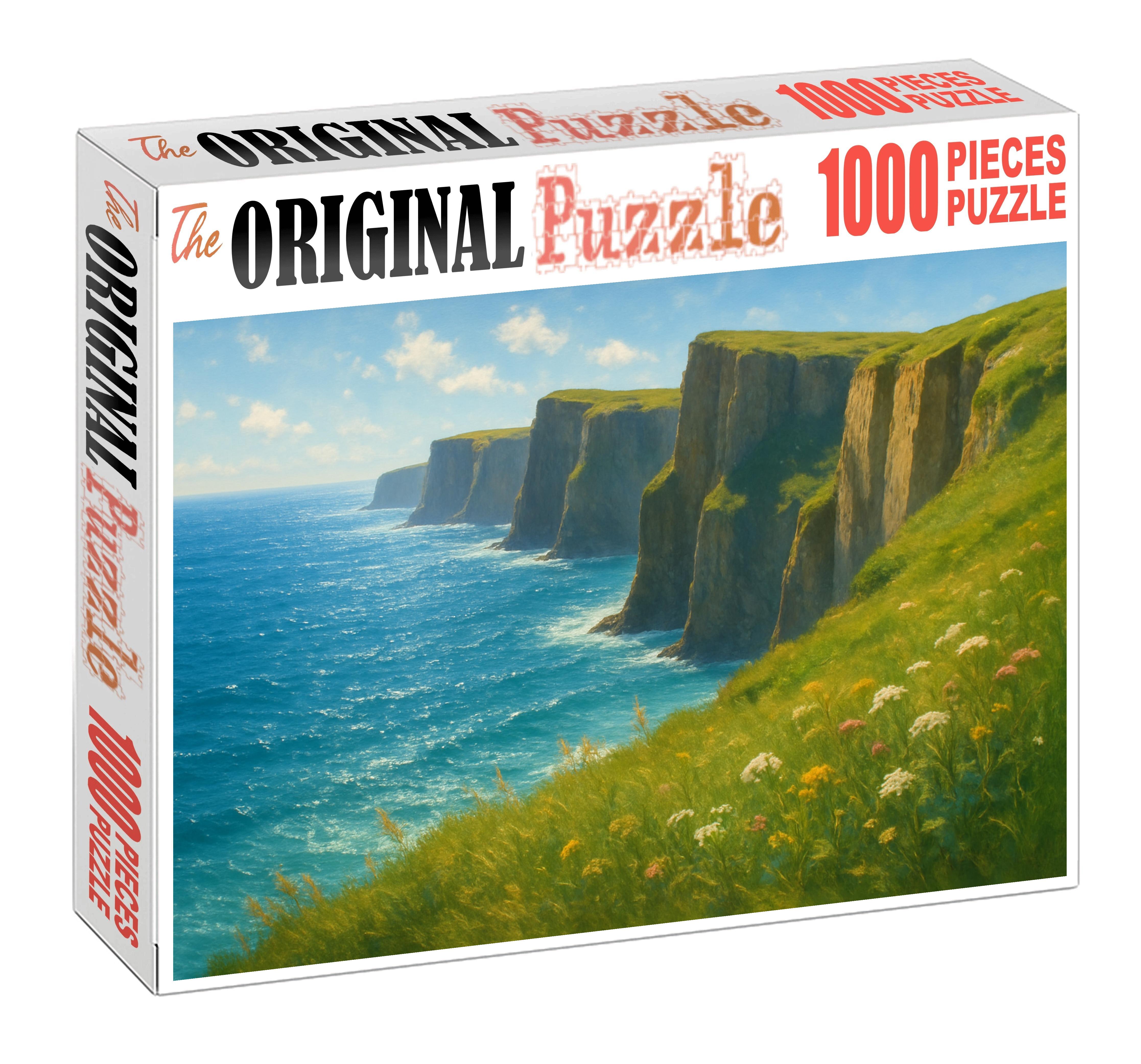 Serene Oceanfront Bluffs 50 Piece Puzzle