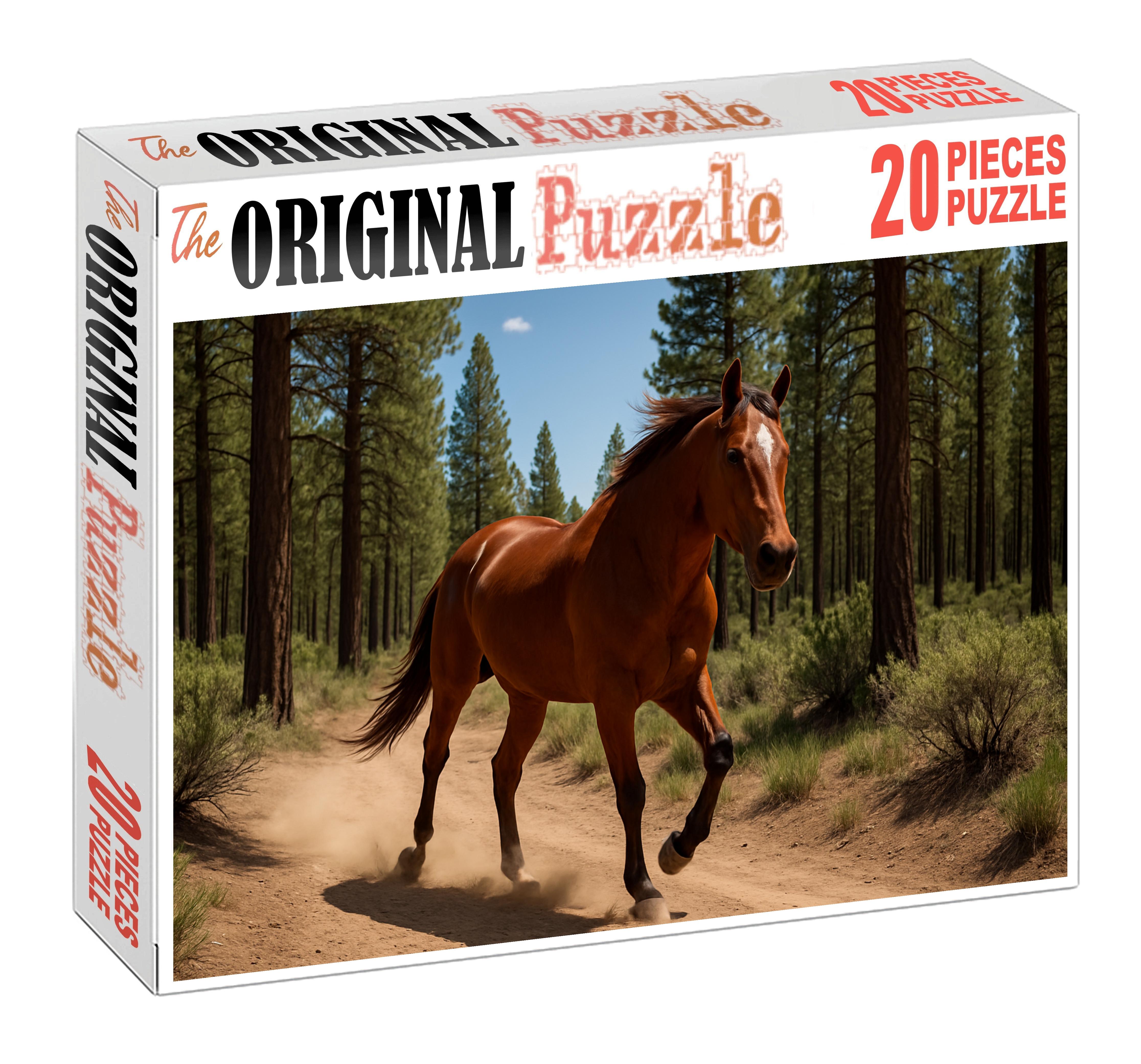 Cinnamon Trailblazer Energetic Sorrel Gelding For Endurance 500 Piece Puzzle