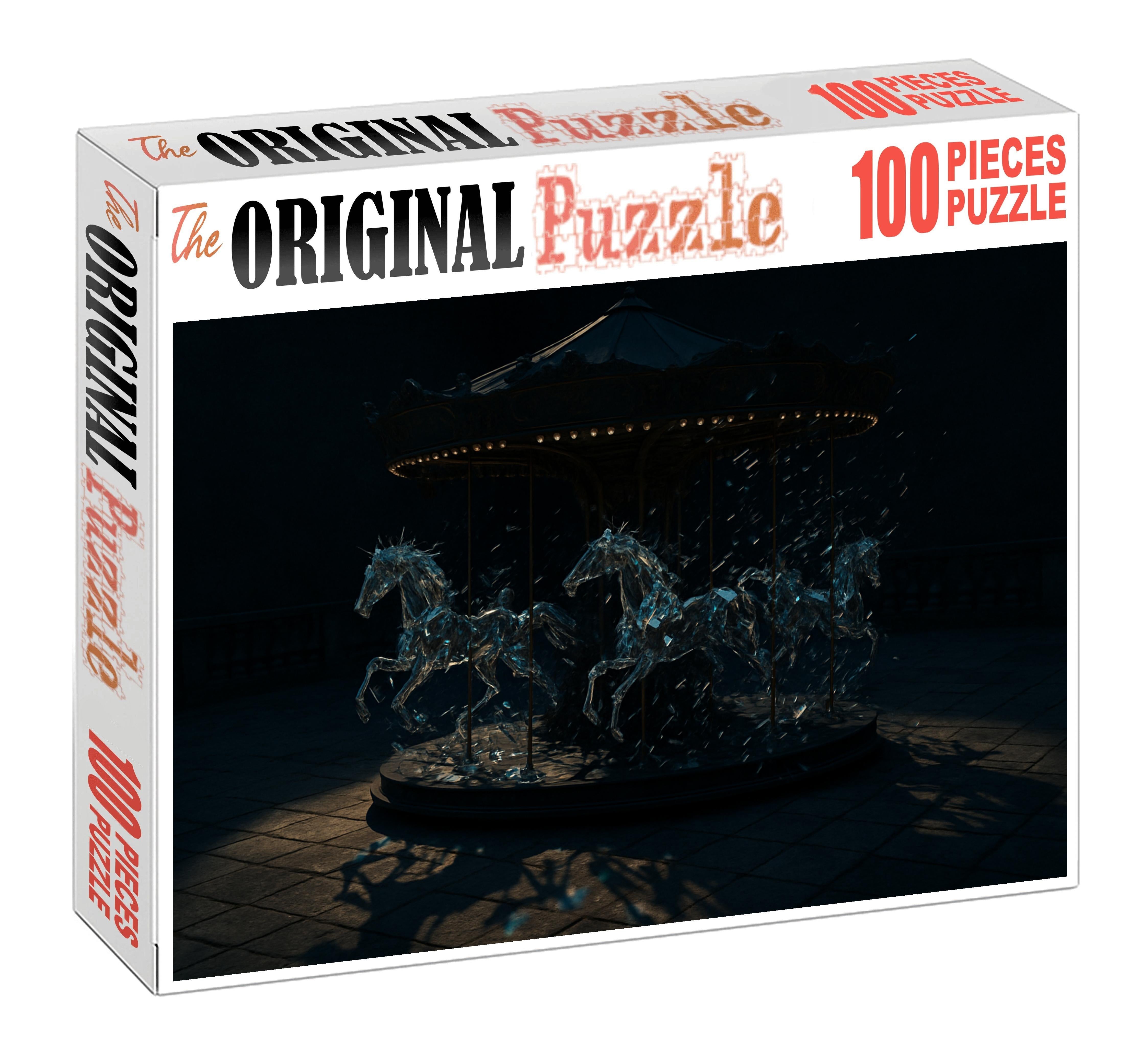 The Carousel Of Twisting Reflections Large Format Puzzle