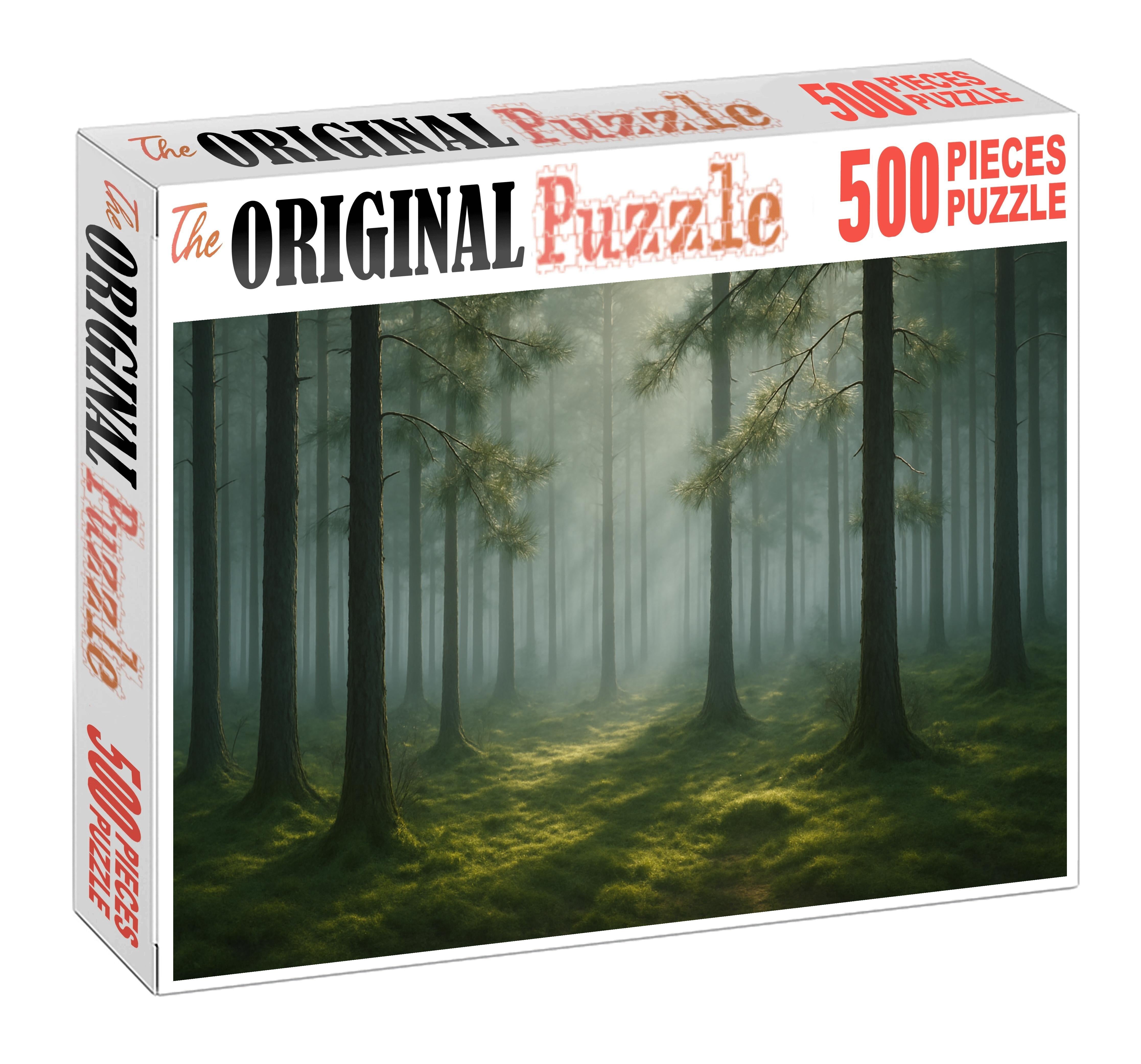 Whispering Pine Mists Premium Puzzle Pieces