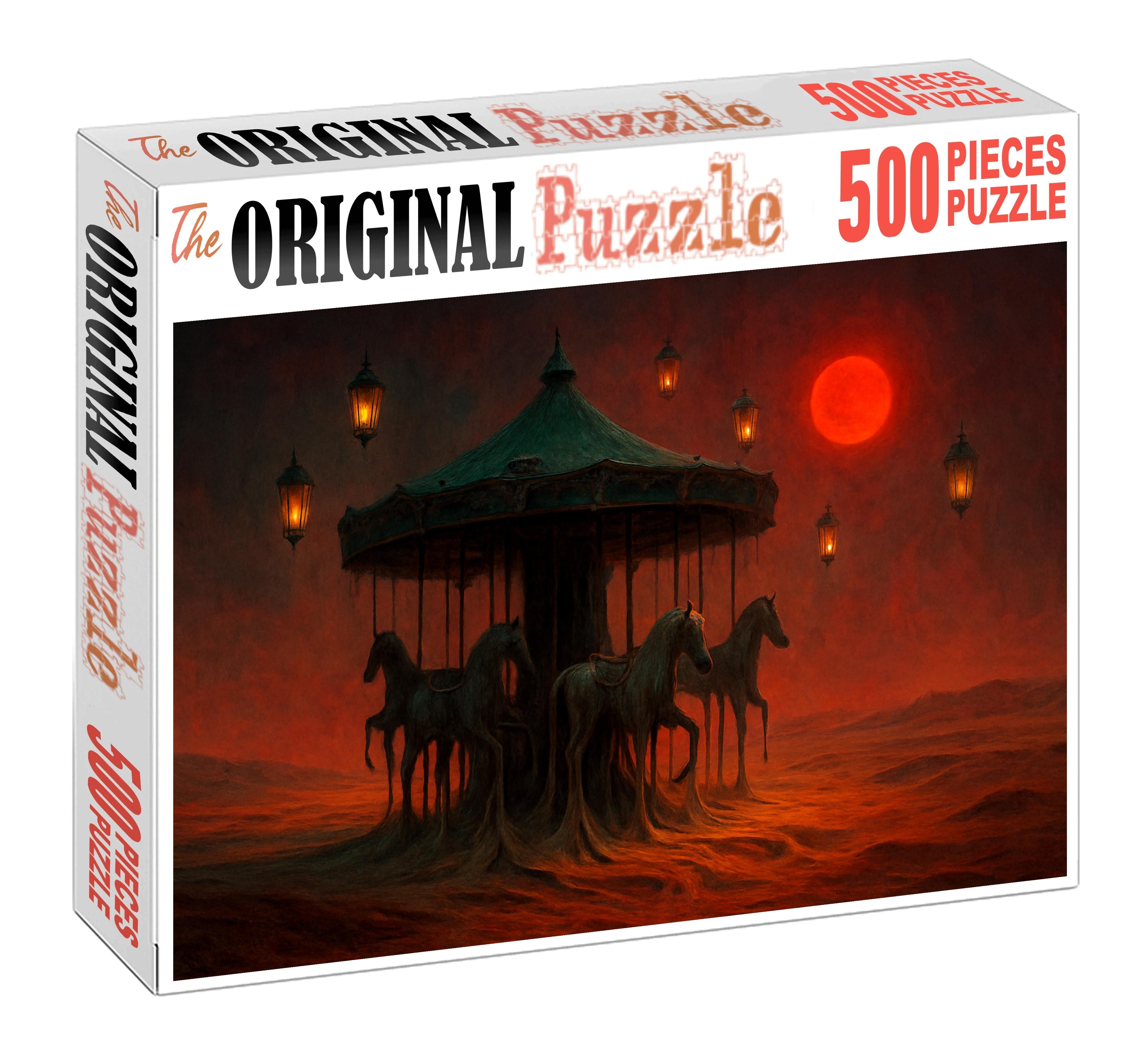 The Carousel Of Melting Shadows 300 Piece Puzzle