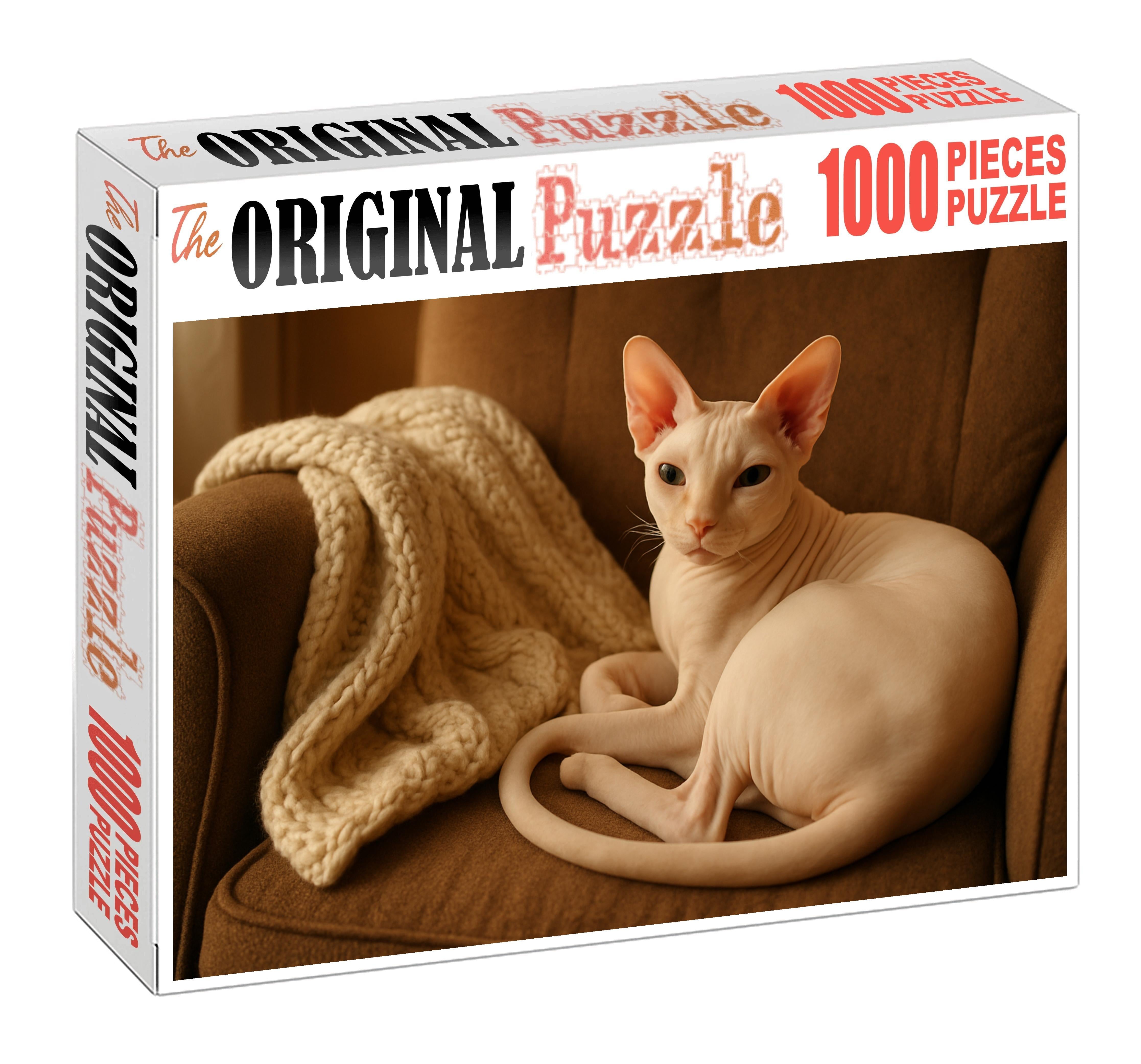 Ivory Silk Sleek Hairless Beauty With Loving Temperament 20 Piece Puzzle