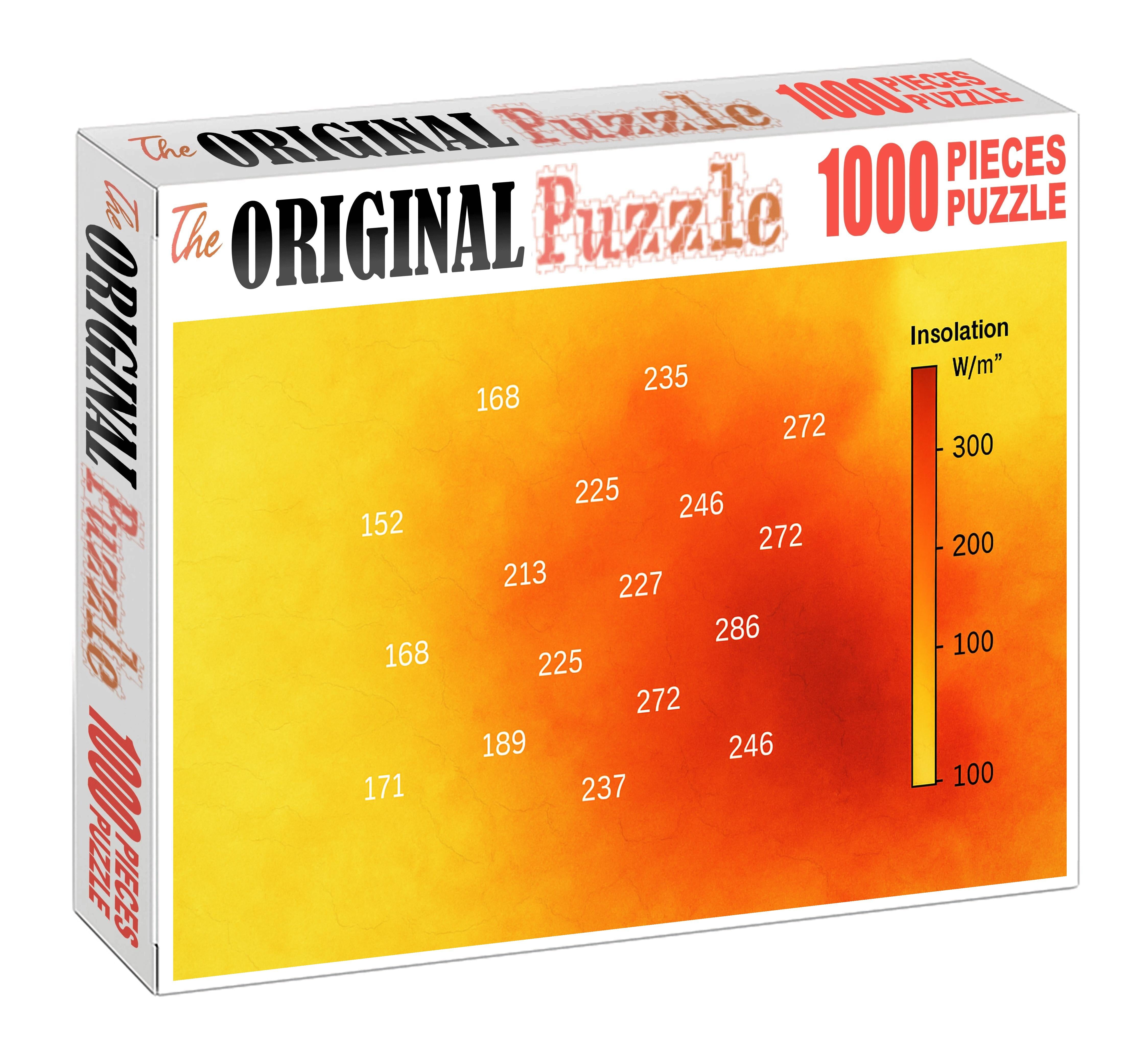 Solar Insolation Gradient Map Mini Puzzle