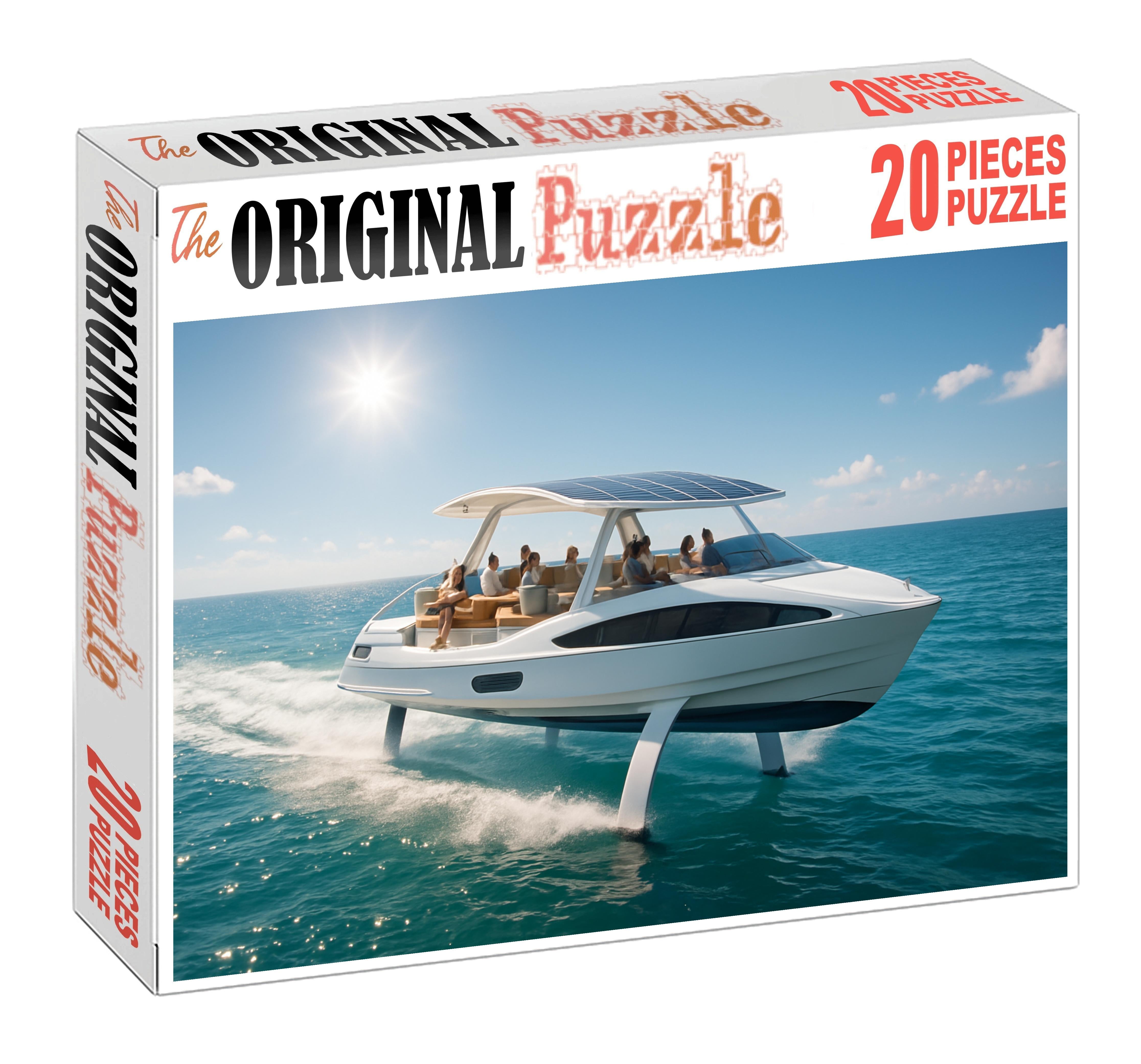 Solar Electric Hydrofoil Yacht Puzzle For Adults