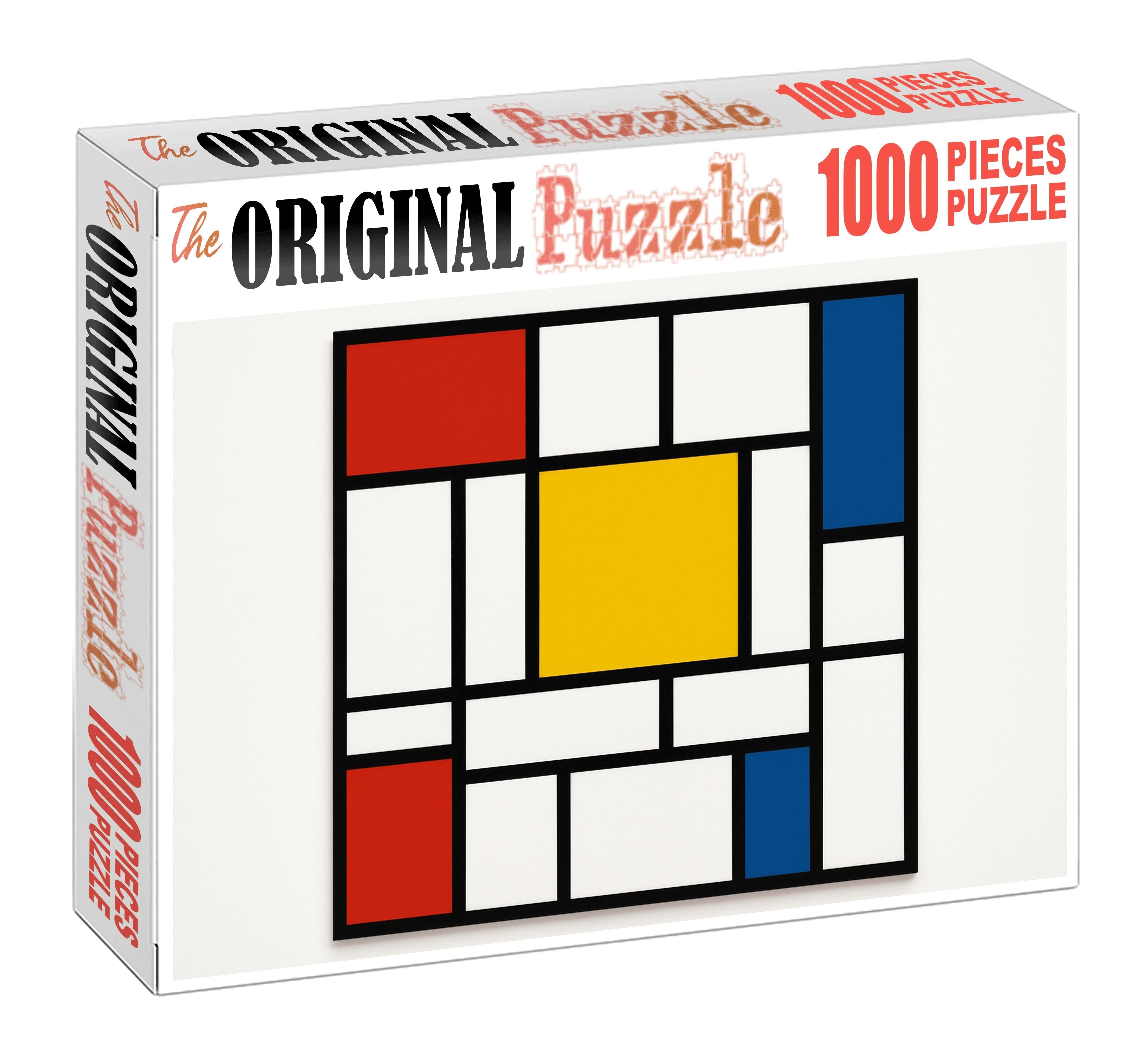 Composition With Red Blue And Yellow 50 Piece Puzzle