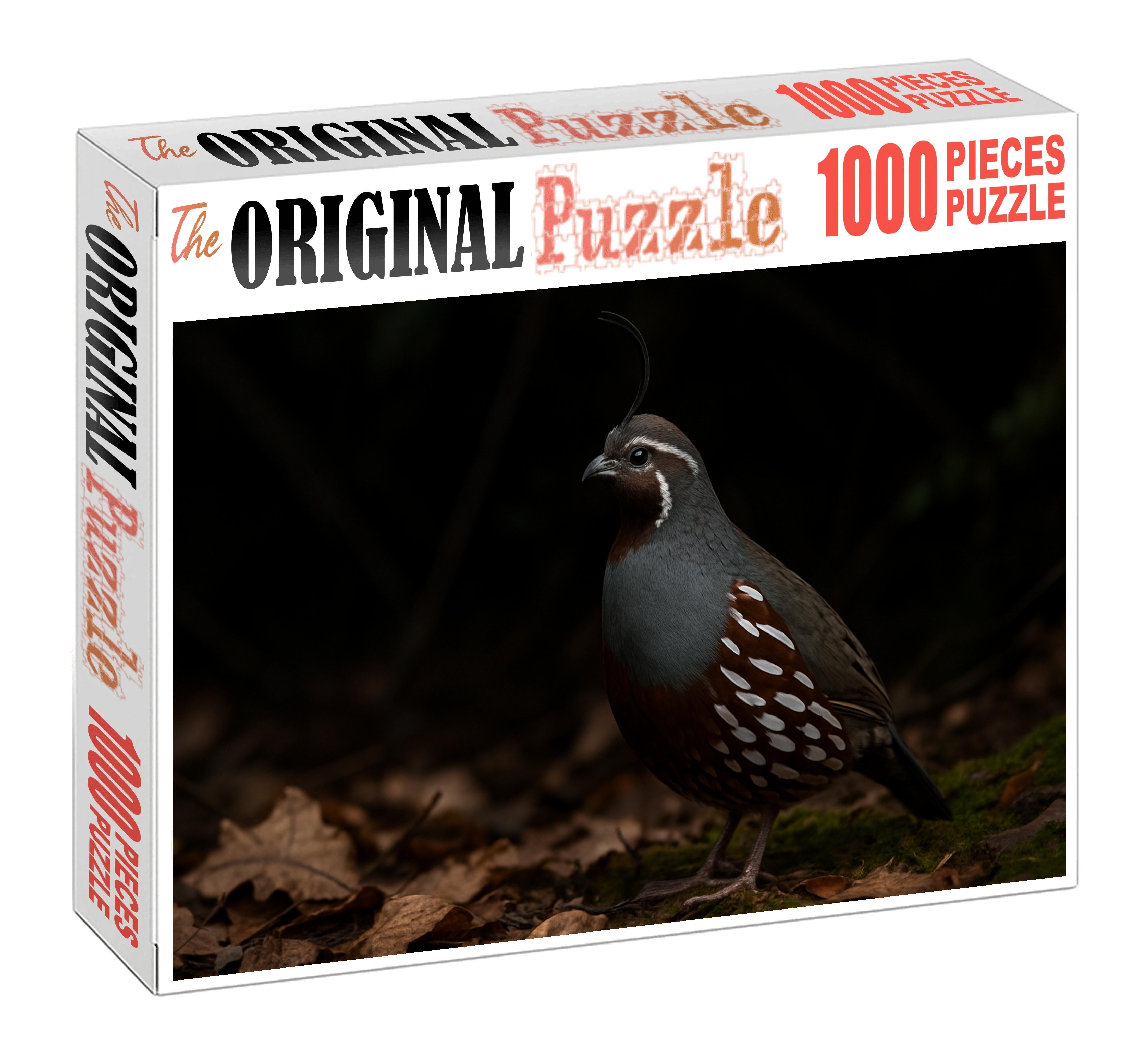 Mountain Quail Ground-dwelling Highland Sprite Puzzle Fun