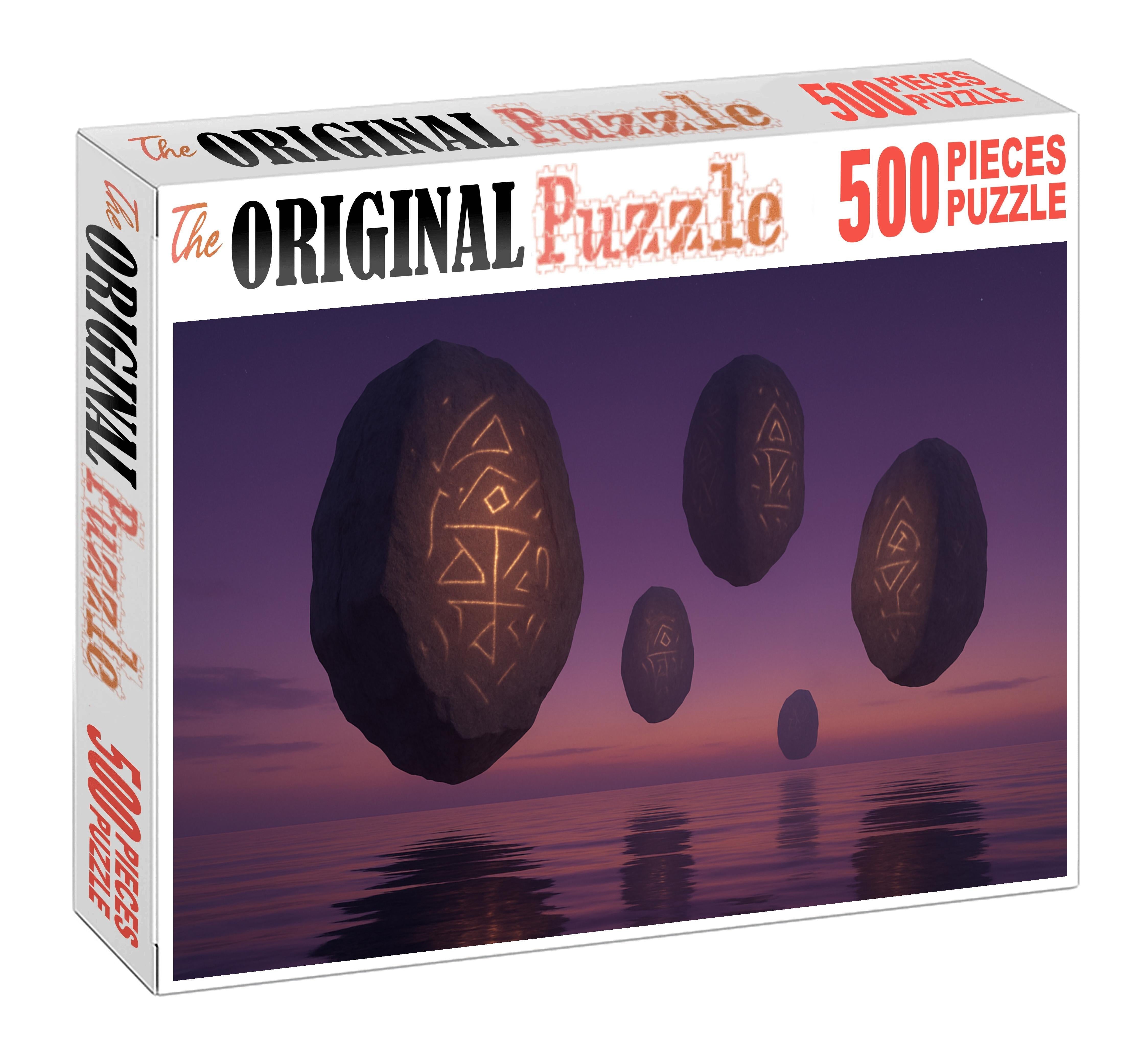 Echoes Of The Floating Monoliths Large Format Puzzle