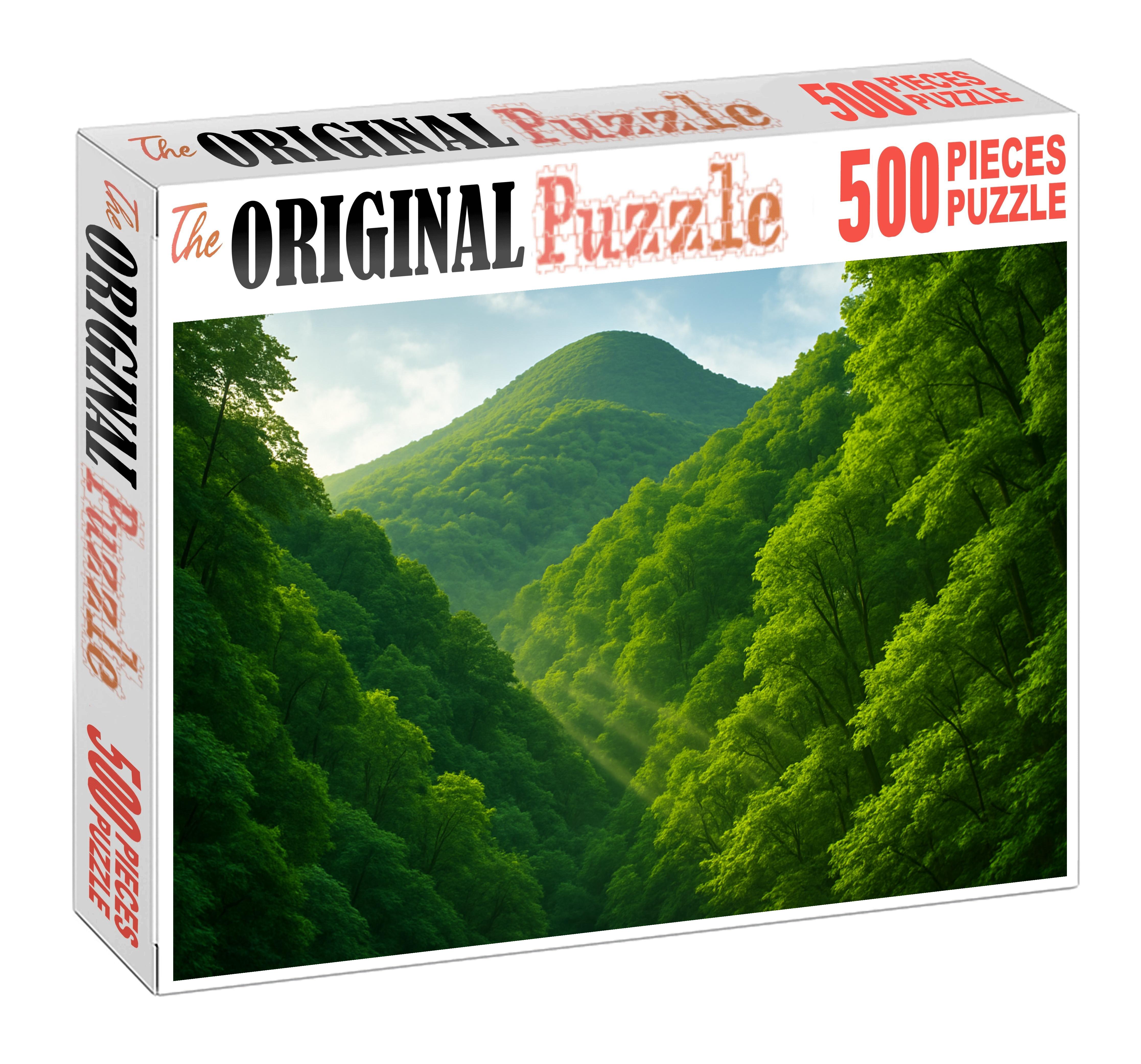 Emerald Canopy Slopes 500 Piece Puzzle