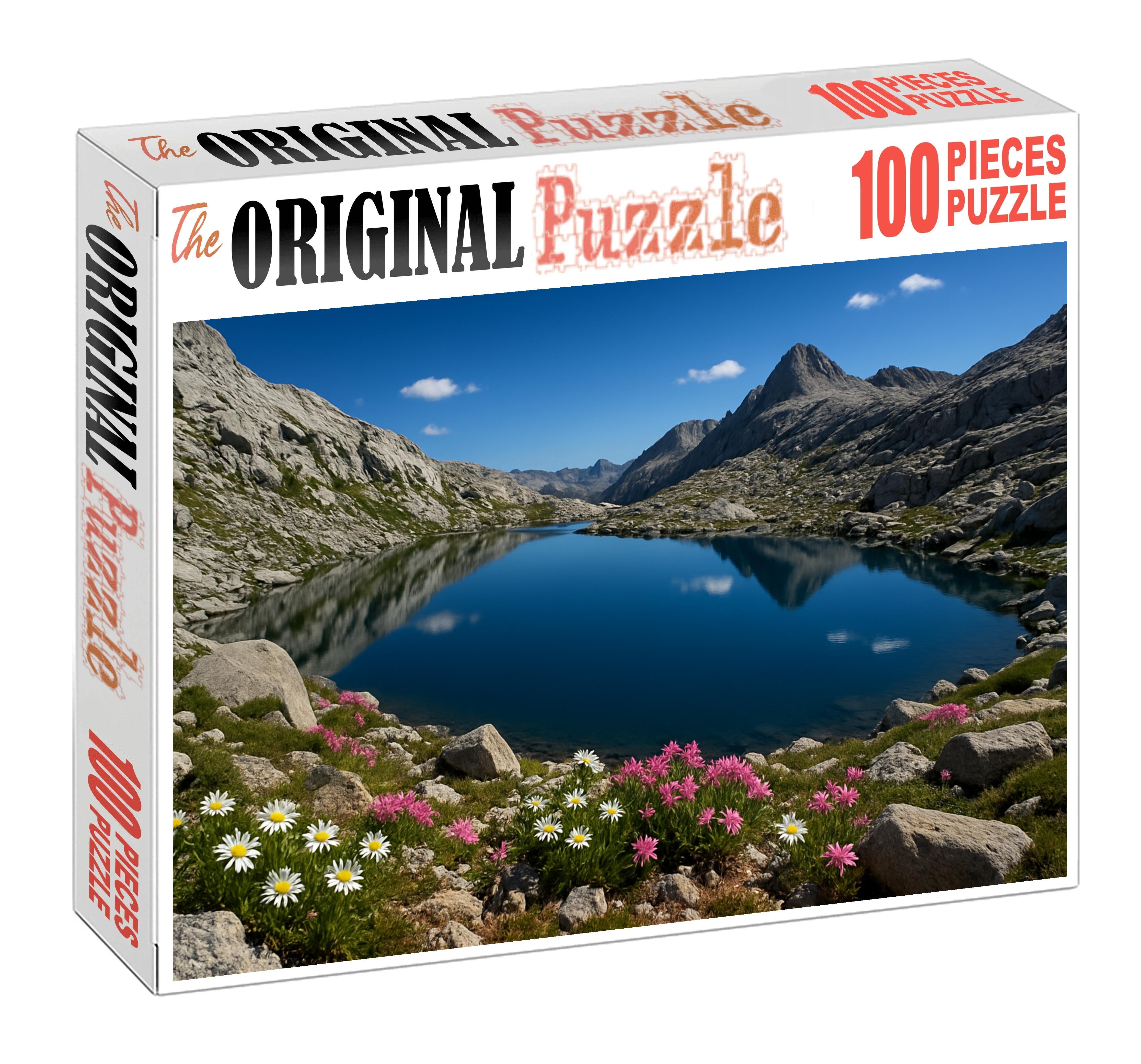 Silent Alpine Tarn Basin 300 Piece Puzzle
