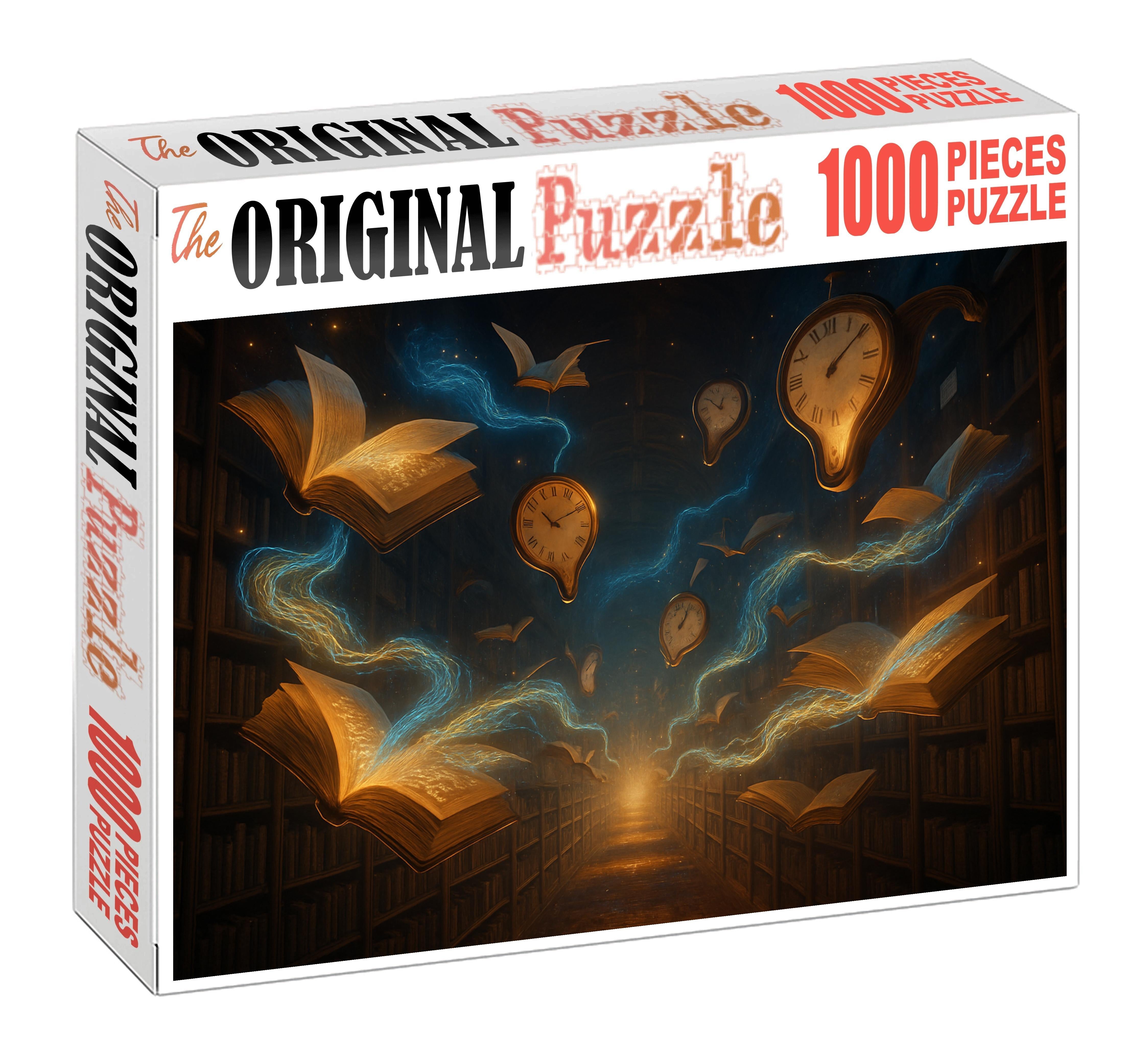 The Library Of Time Unraveled 1000 Piece Puzzle