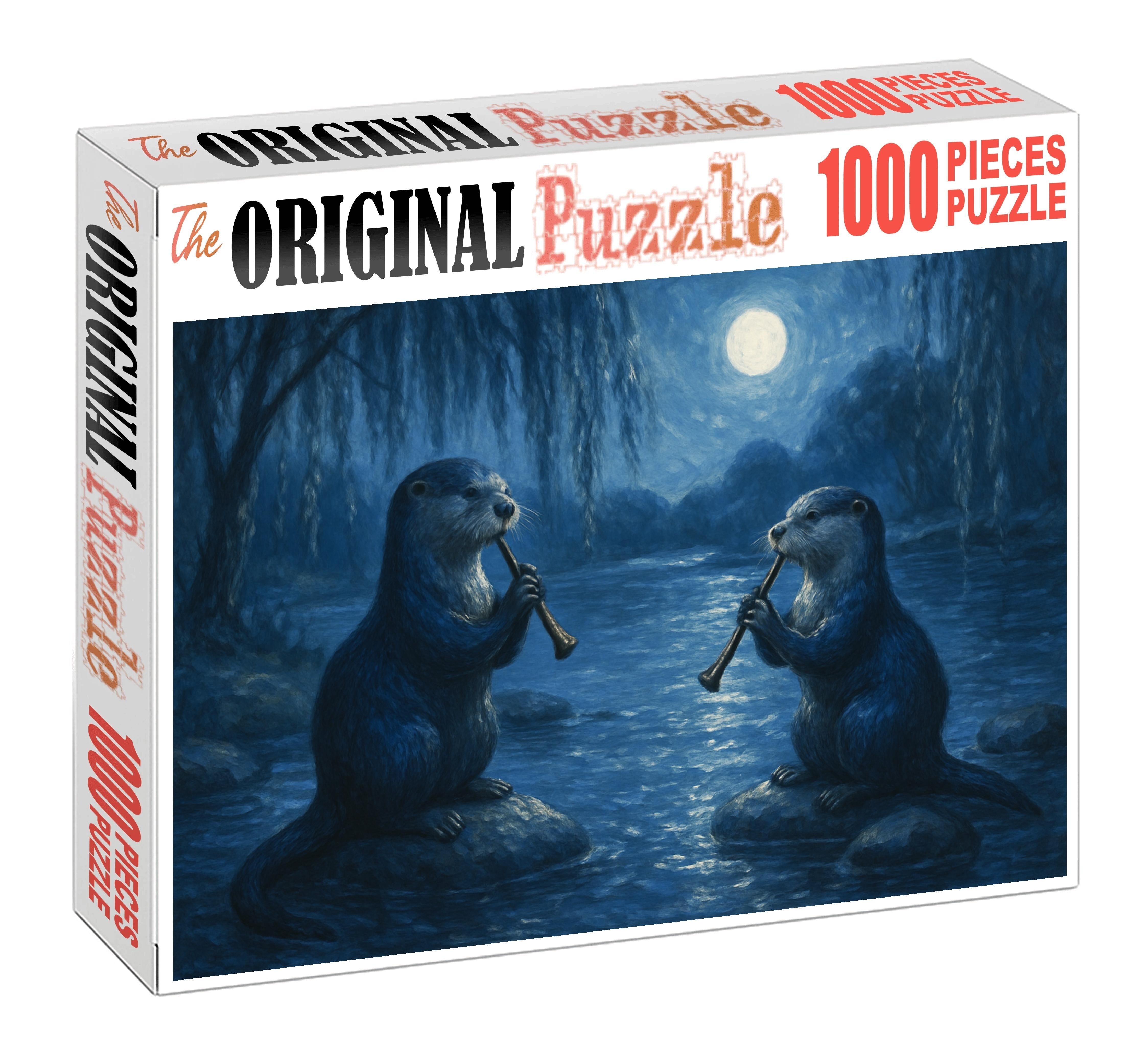 Otter Moonlight Concert 50 Piece Puzzle
