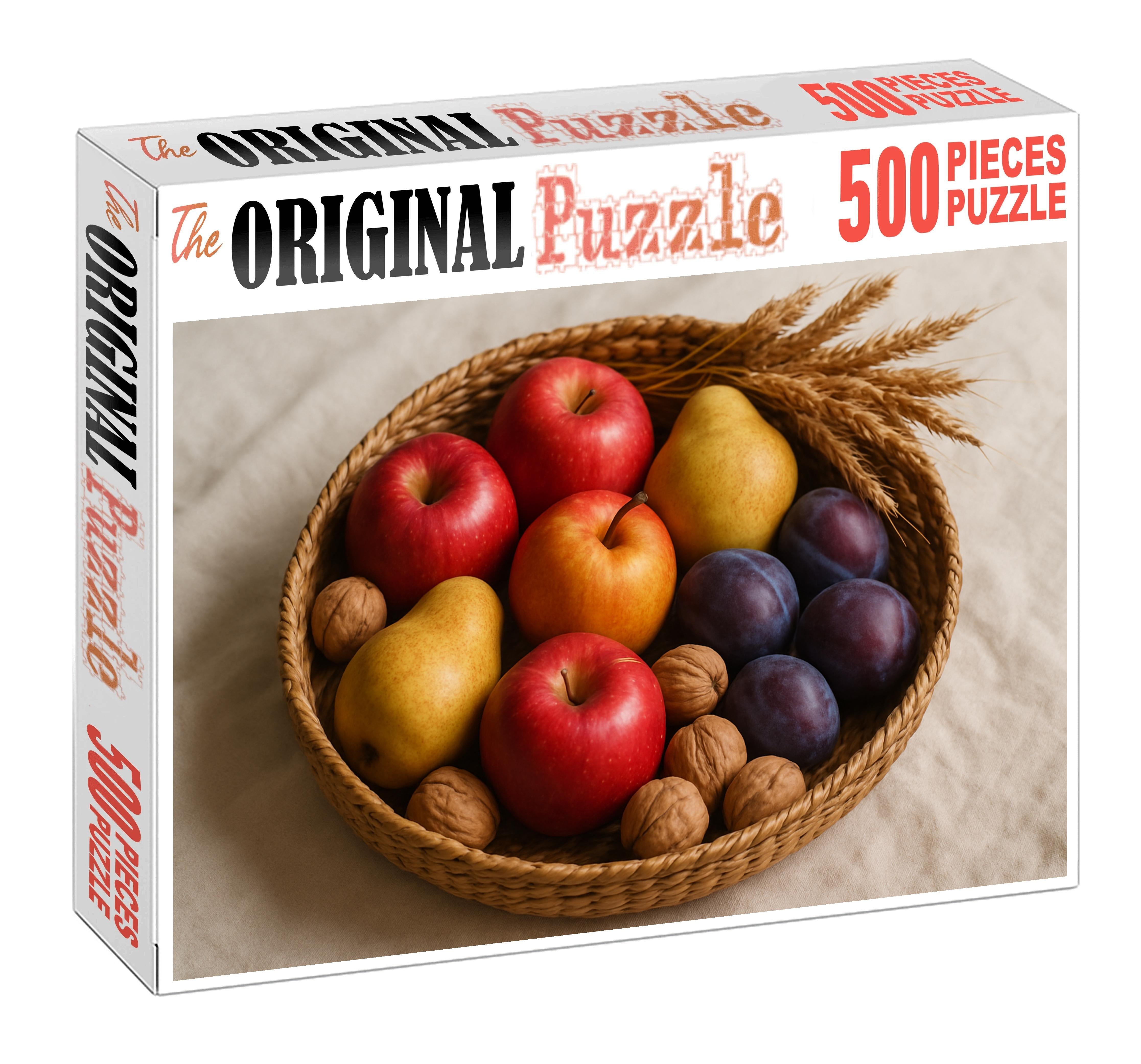 Harvest Moon Basket Arrangement 20 Piece Puzzle