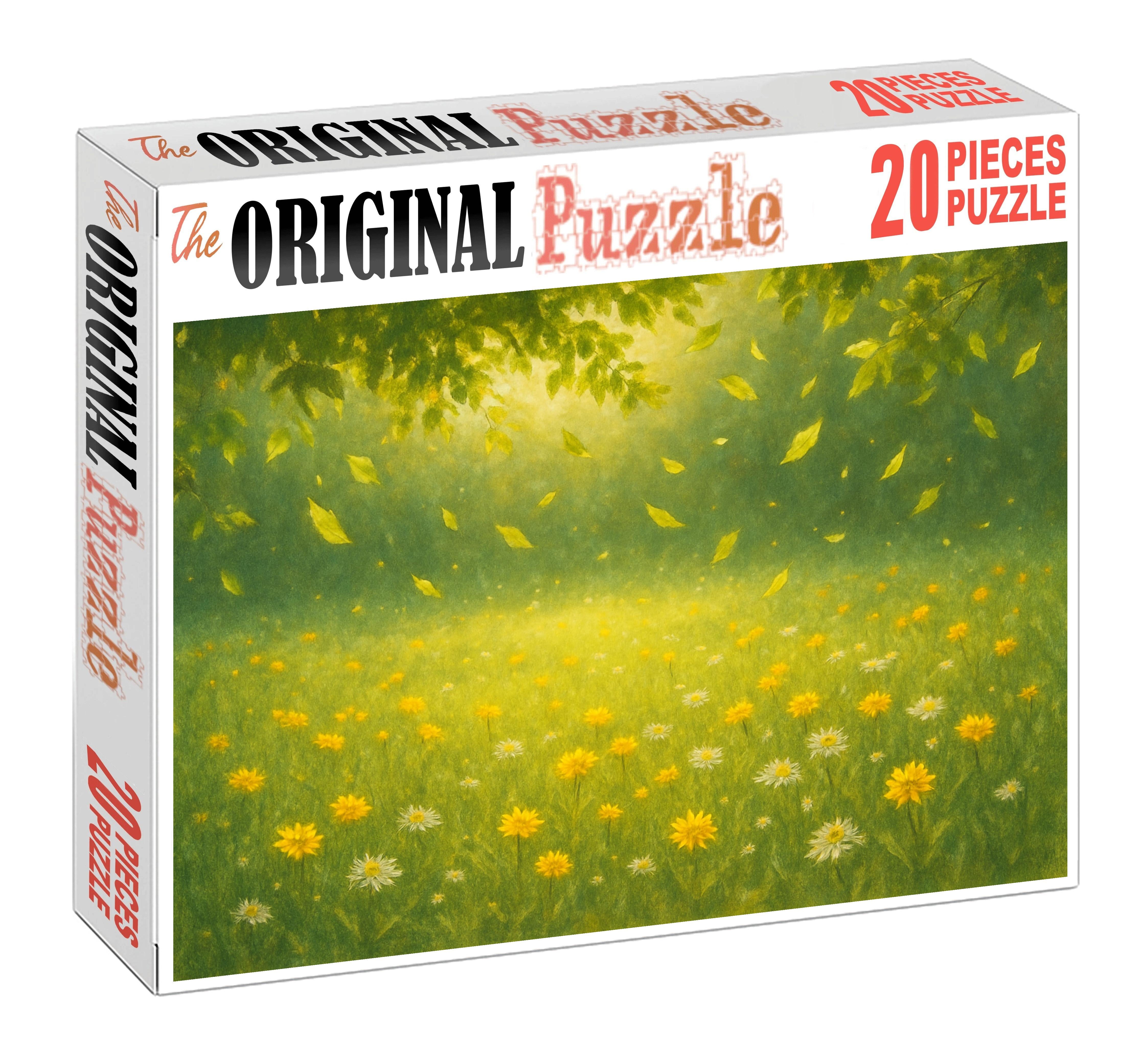 Sun-dappled Aspen Meadow Premium Puzzle Pieces