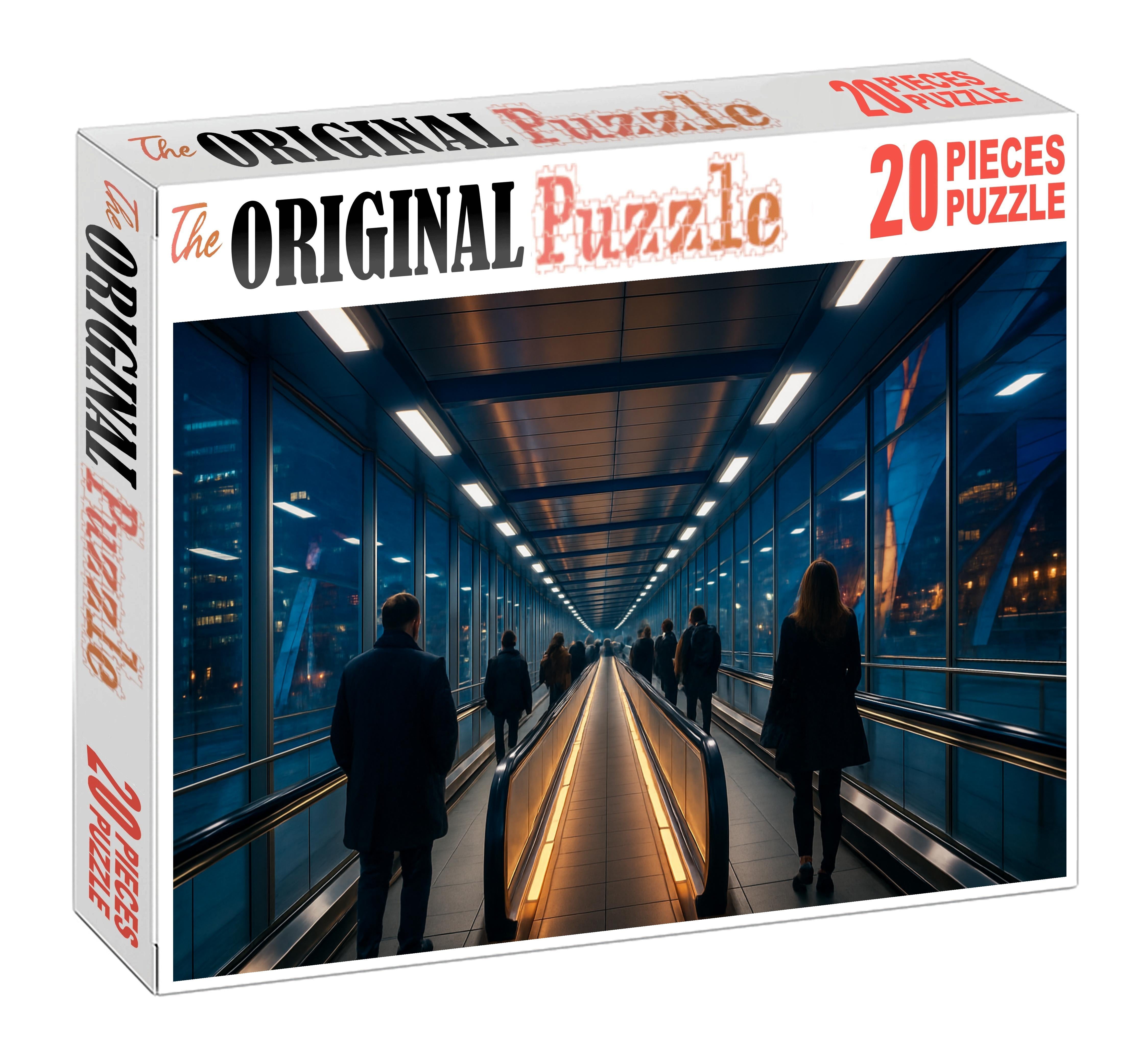 Magnetic Levitation Pedestrian Conveyor 100 Piece Puzzle