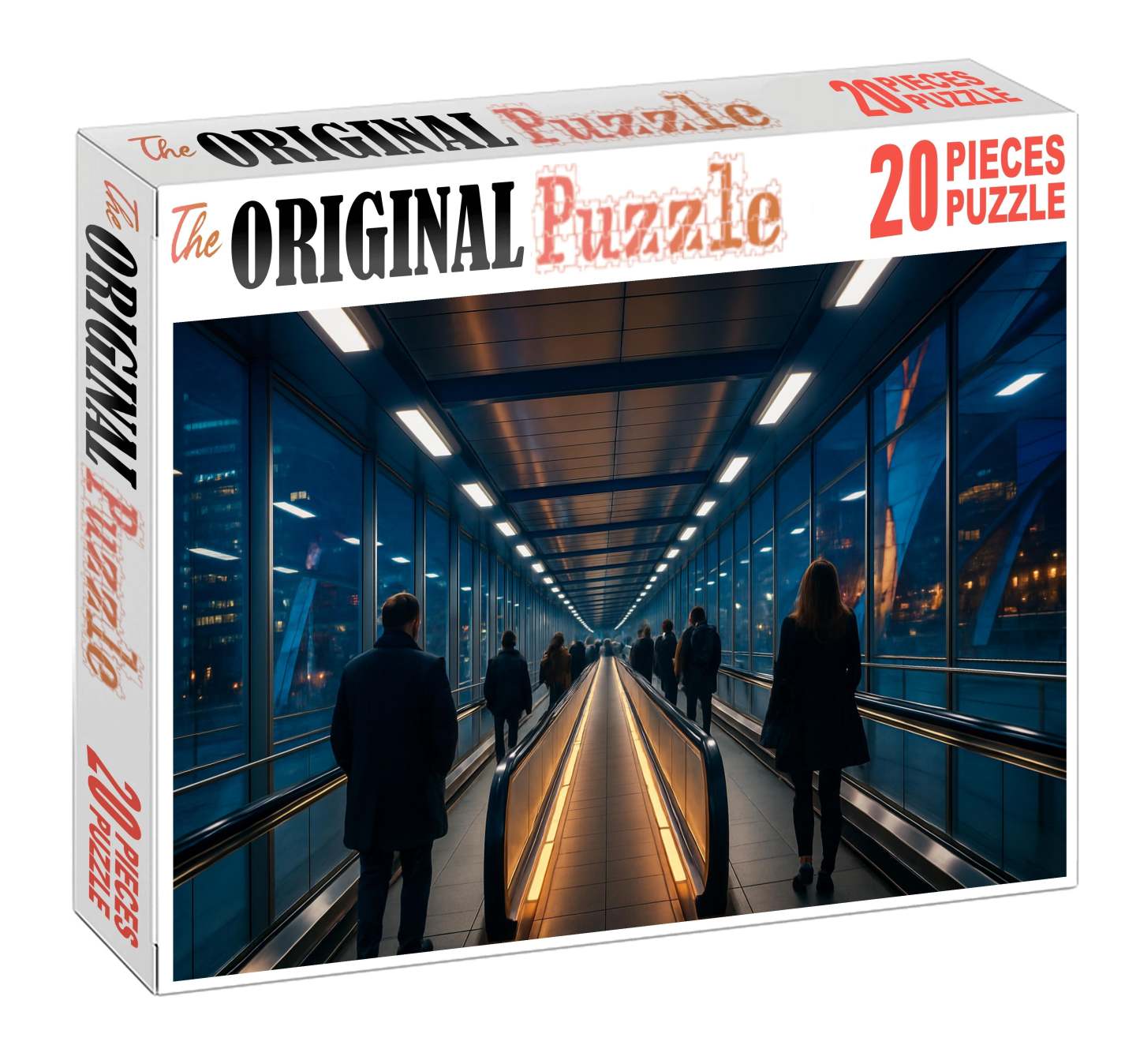 Magnetic Levitation Pedestrian Conveyor 100 Piece Puzzle