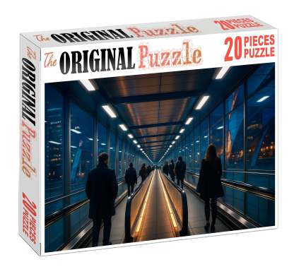 Magnetic Levitation Pedestrian Conveyor 100 Piece Puzzle