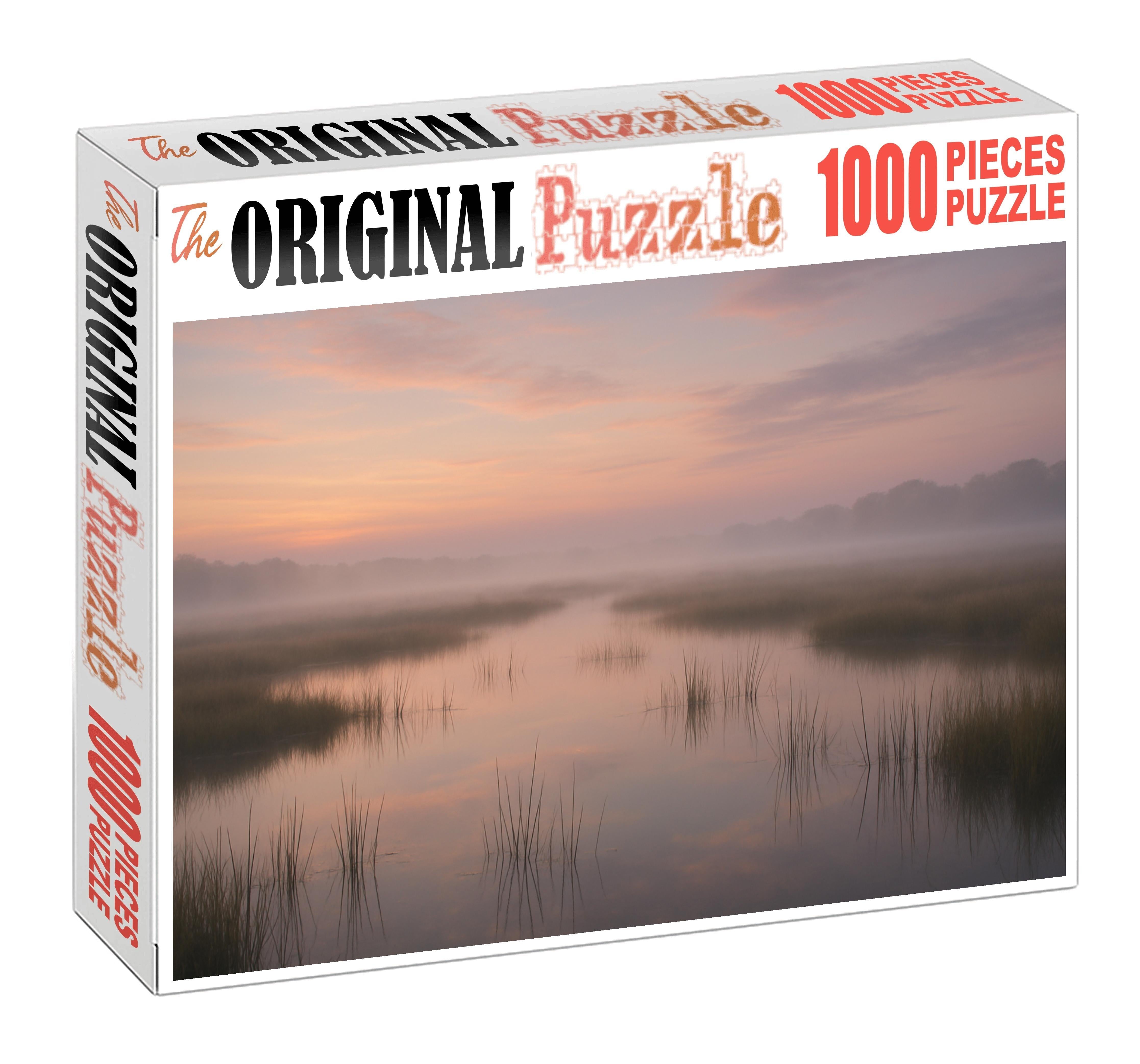 Serene Marshland Dawn Puzzle Collection