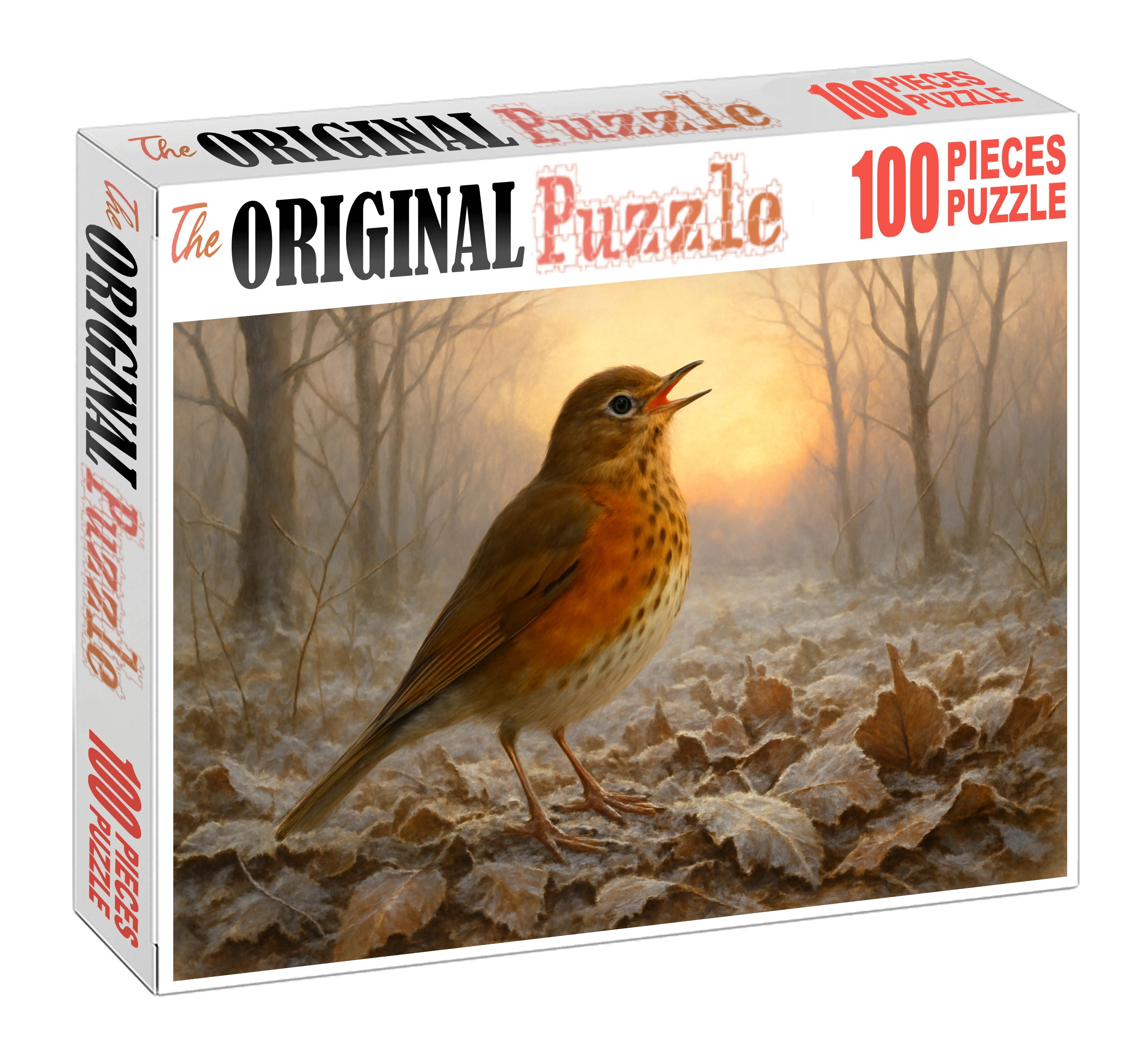 Dusky Thrush Winter's Melancholic Songster Family Puzzles