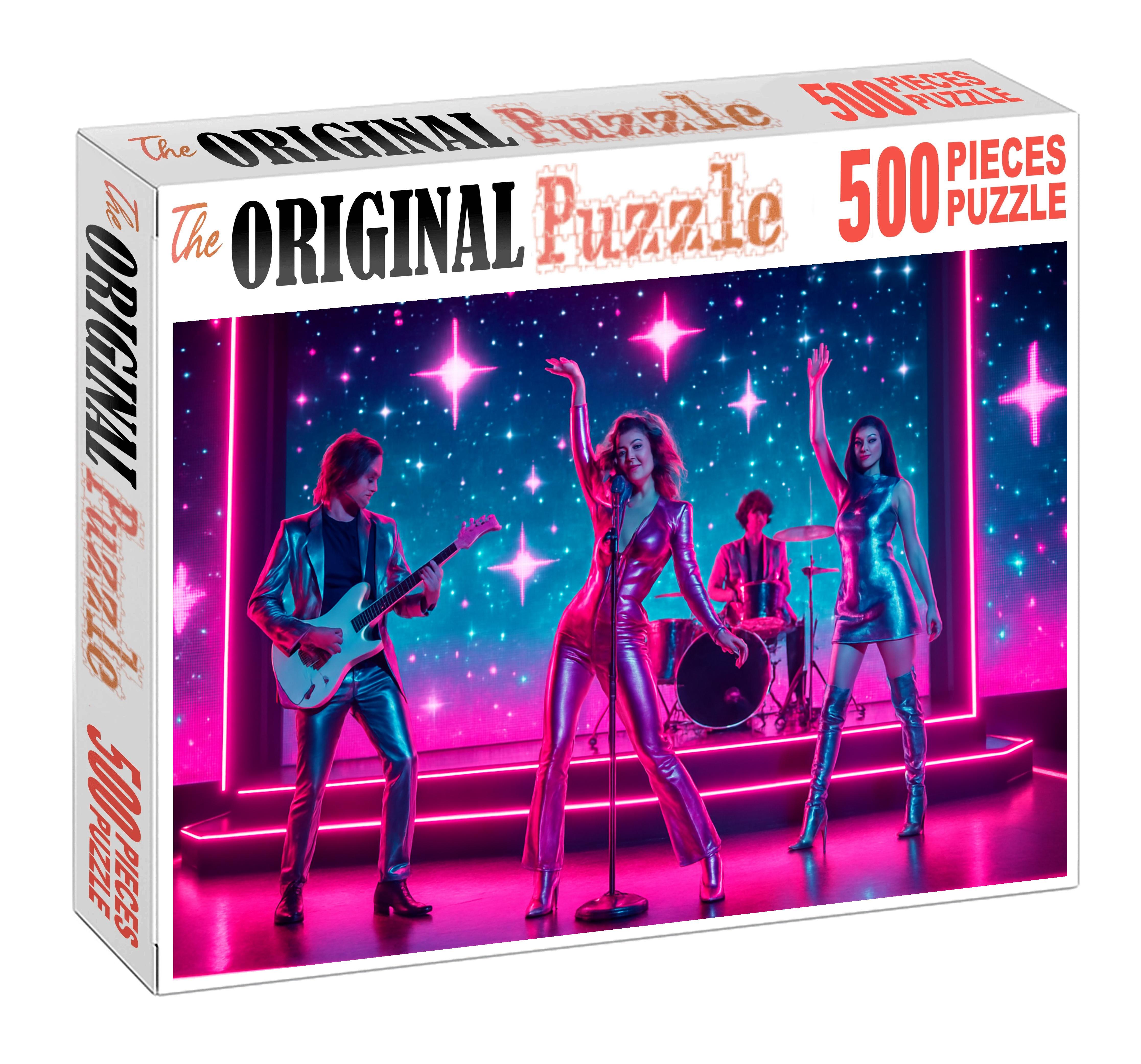 Synthpop Galaxy Cruise Vibrant Retro-futurism In Sound And Style Puzzle Challenge