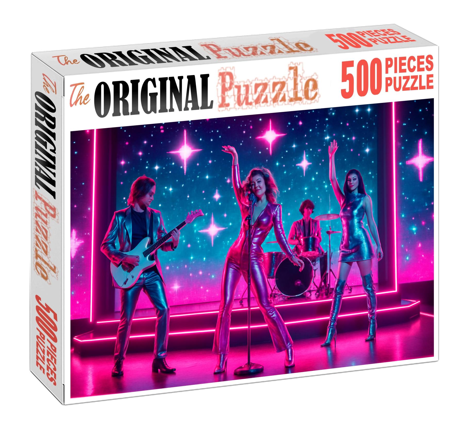 Synthpop Galaxy Cruise Vibrant Retro-futurism In Sound And Style Puzzle Challenge