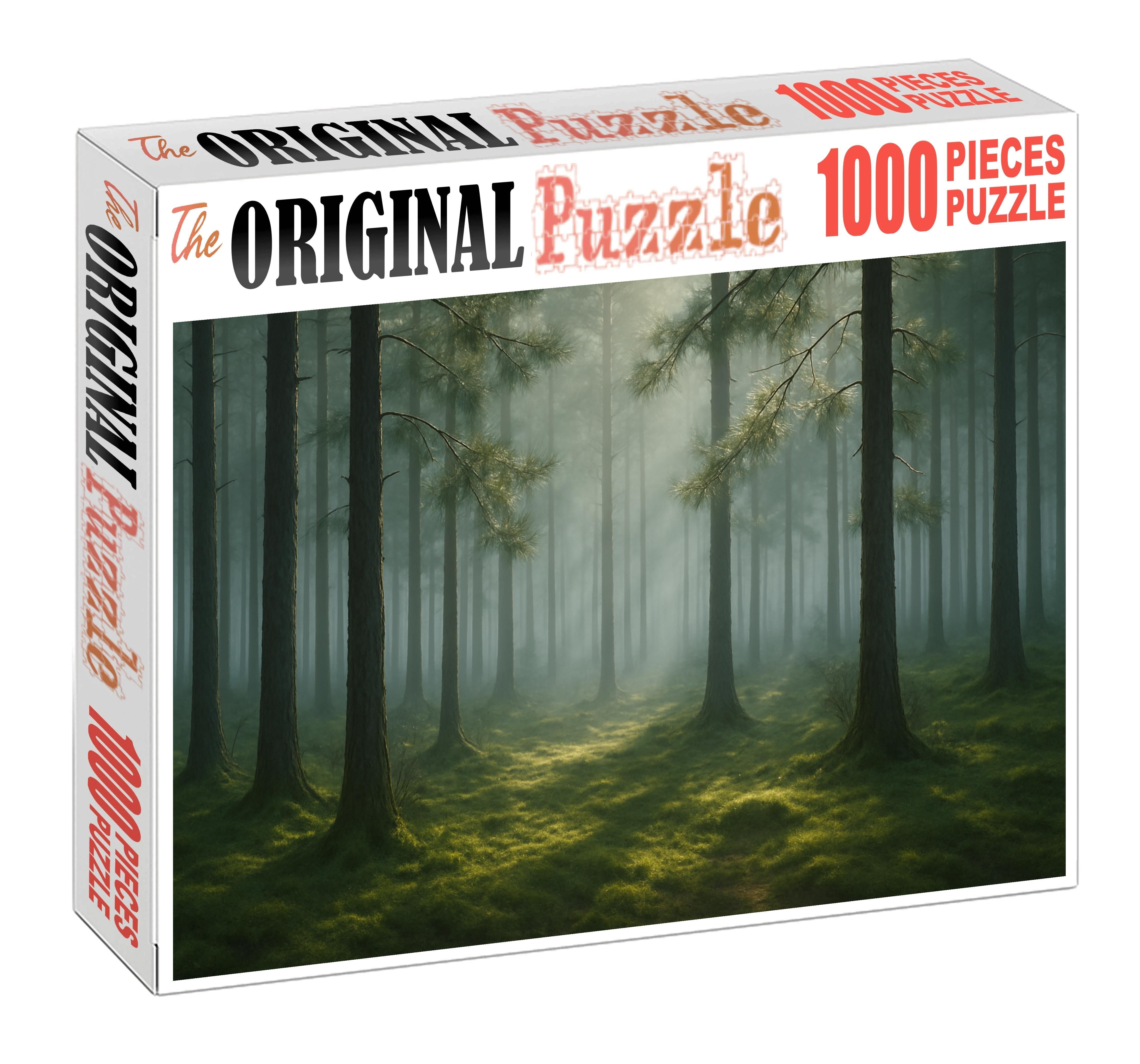 Whispering Pine Mists Premium Puzzle Pieces
