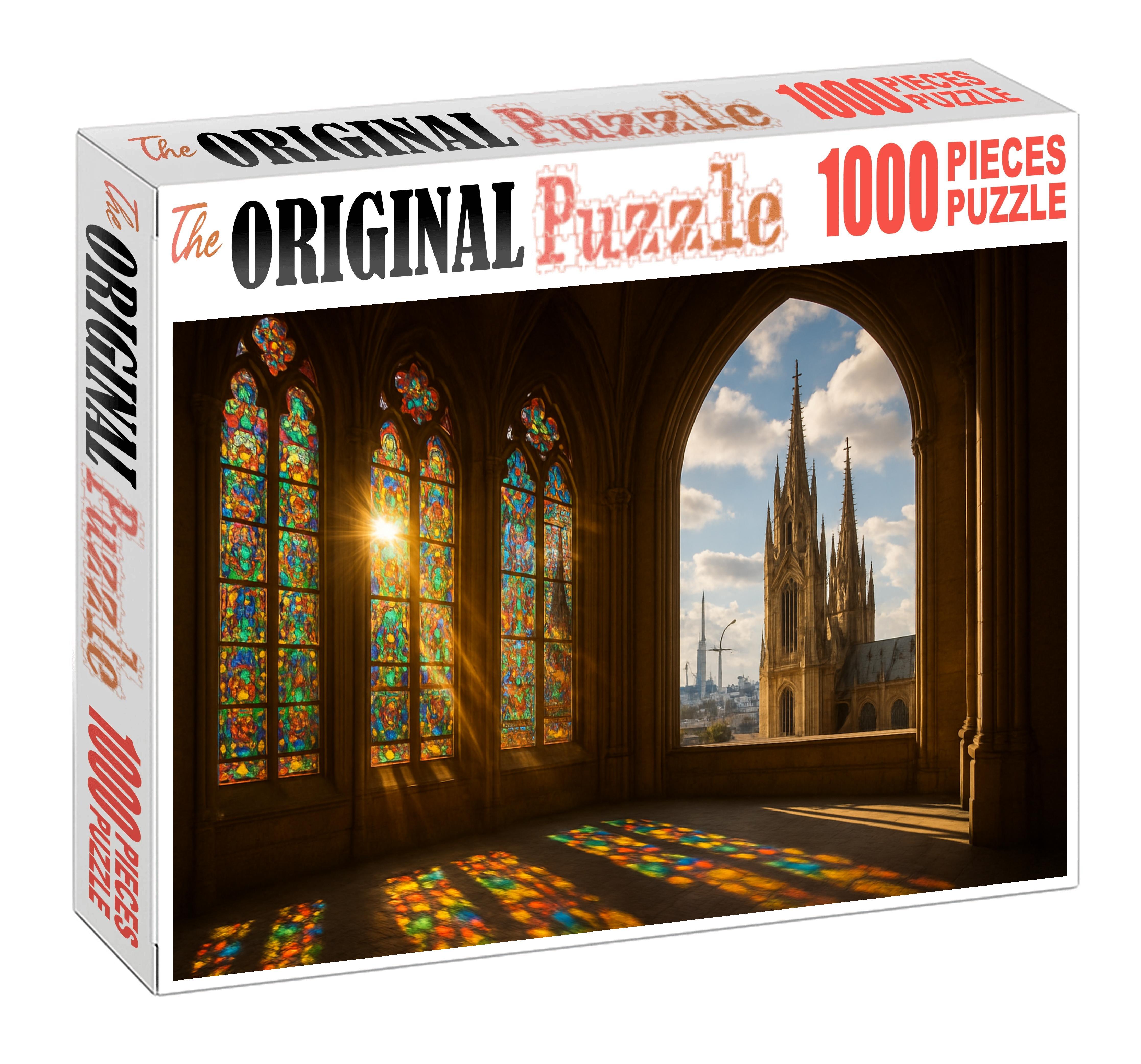 Sagrada Familia Barcelona Spain Identified By 7855 As Antoni Gauds Architectural Marvel Custom Jigsaw Puzzle