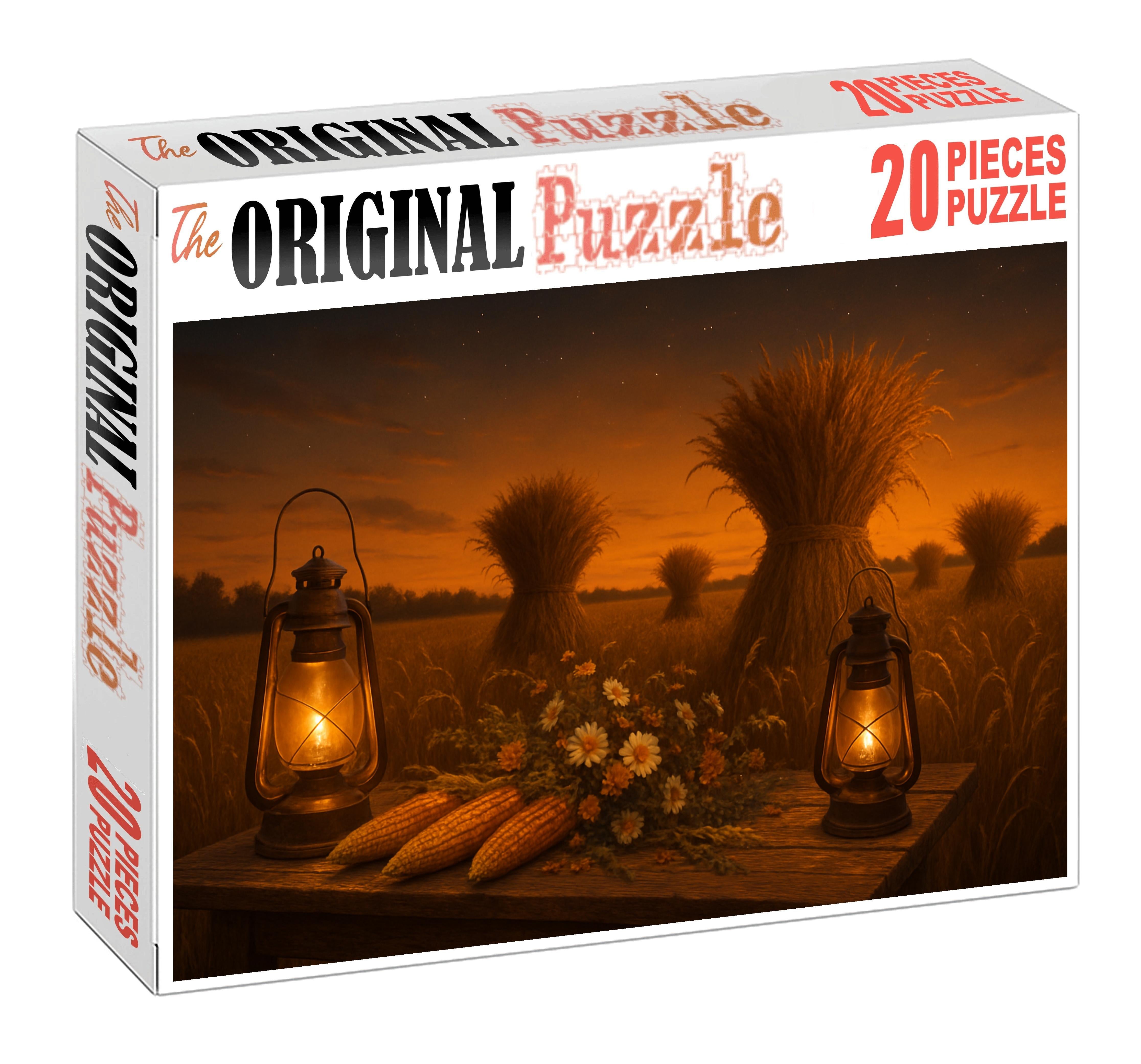Golden Harvest Twilight Unique Puzzle Design