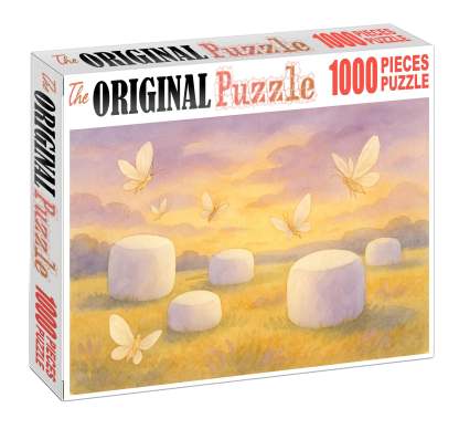 The Marshmallow Meadow Festival Custom Jigsaw Puzzle