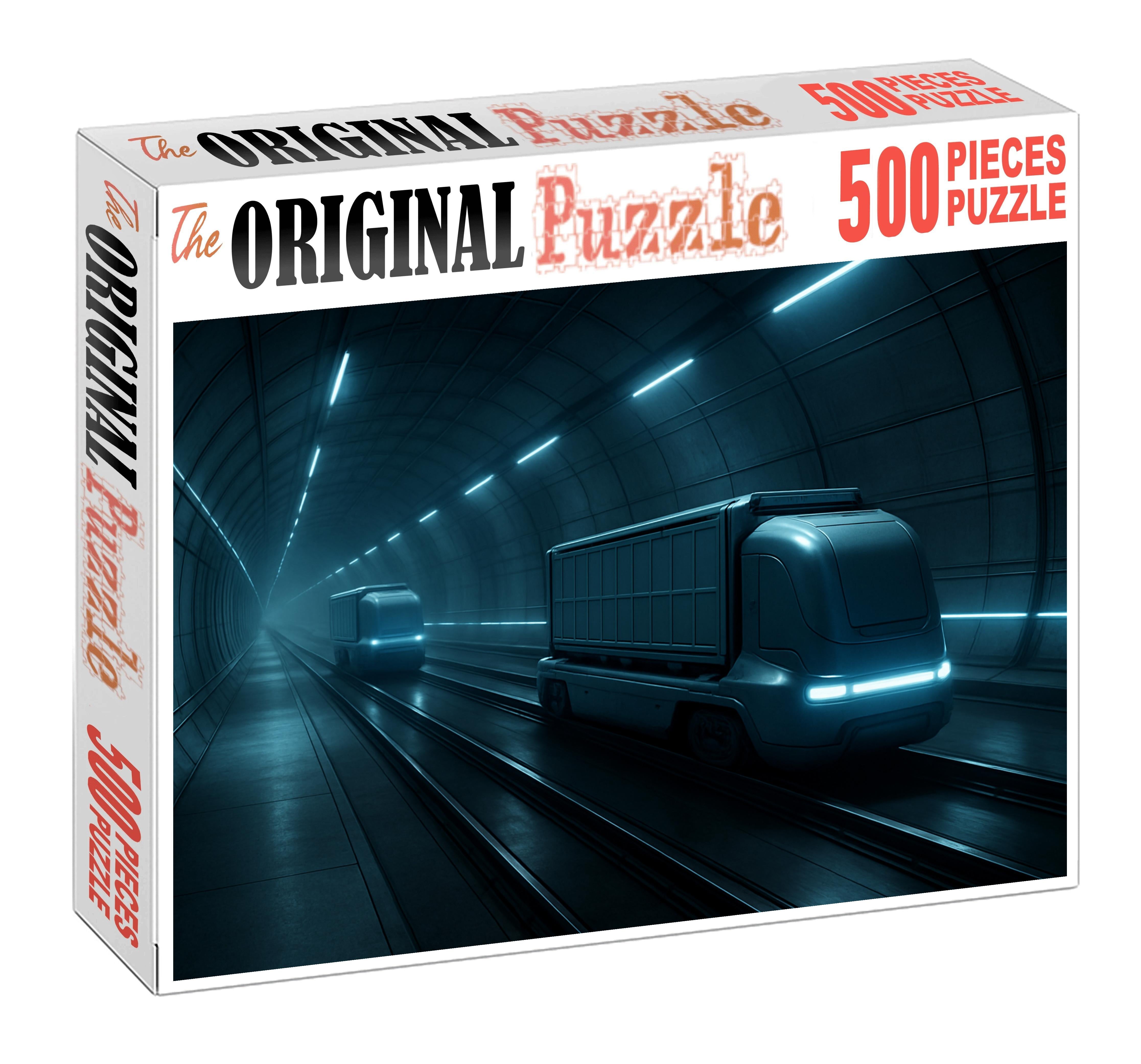 Automated Underground Freight Conveyor 500 Piece Puzzle