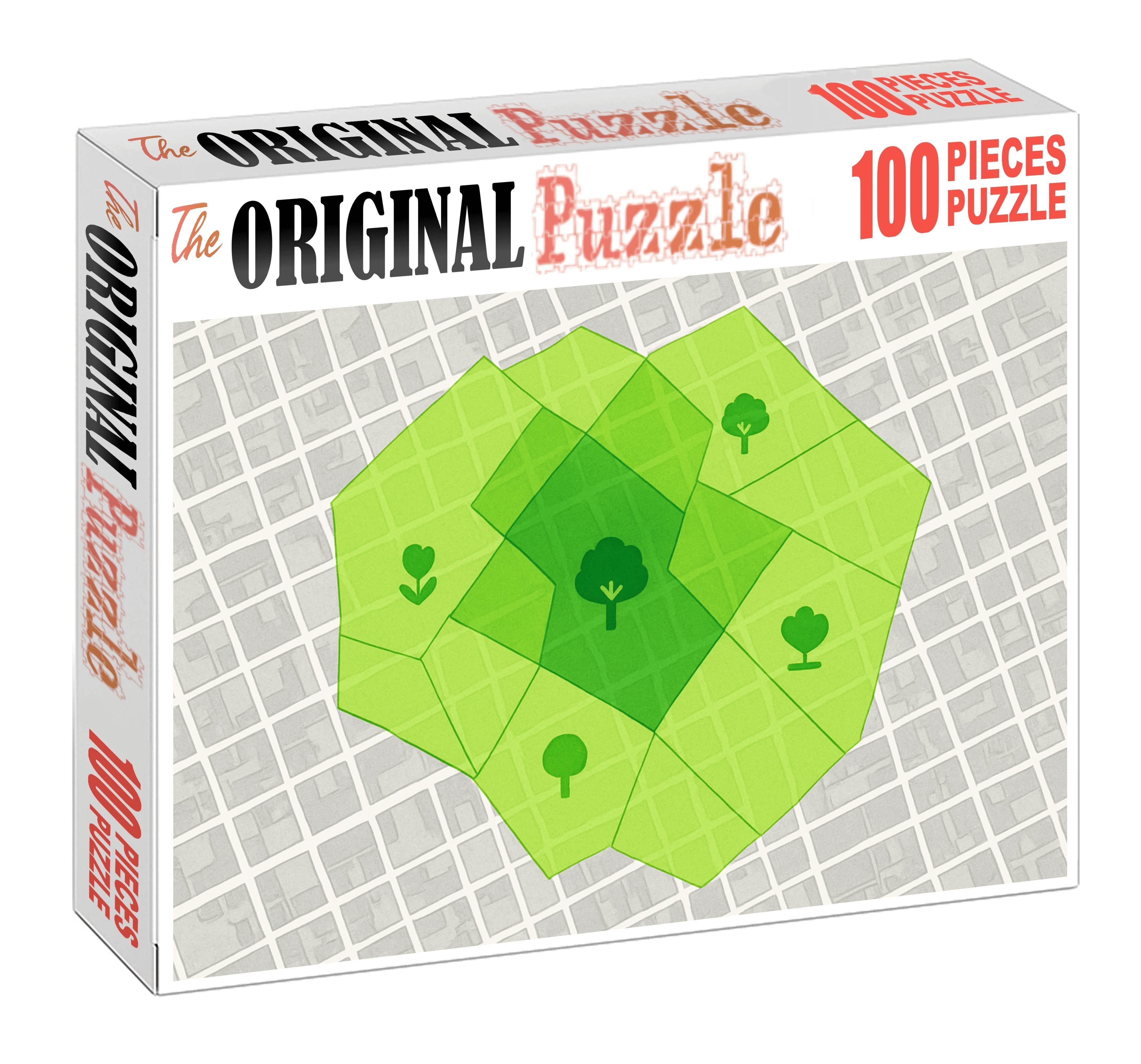 Urban Green Space Accessibility Map Mini Puzzle