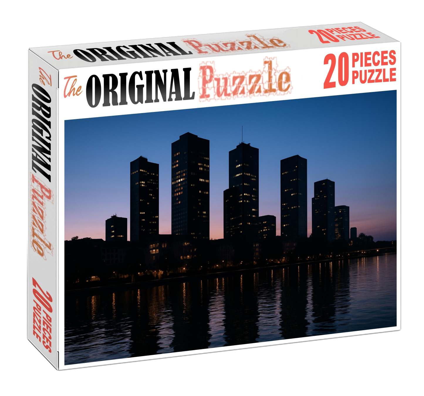Frankfurt Skyline Europe's Financial Powerhouse 100 Piece Puzzle