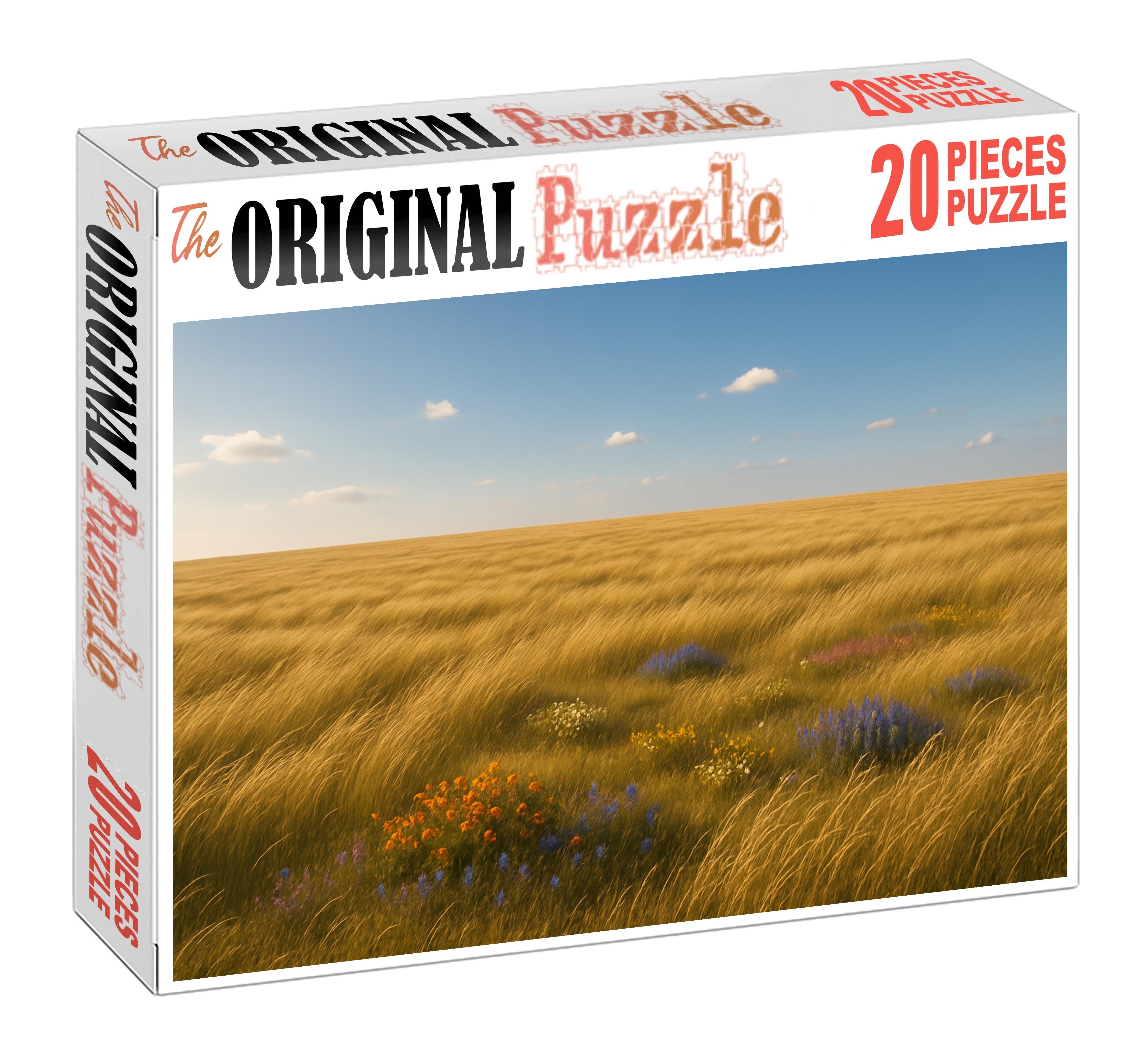 Golden Prairie Vista Custom Jigsaw Puzzle