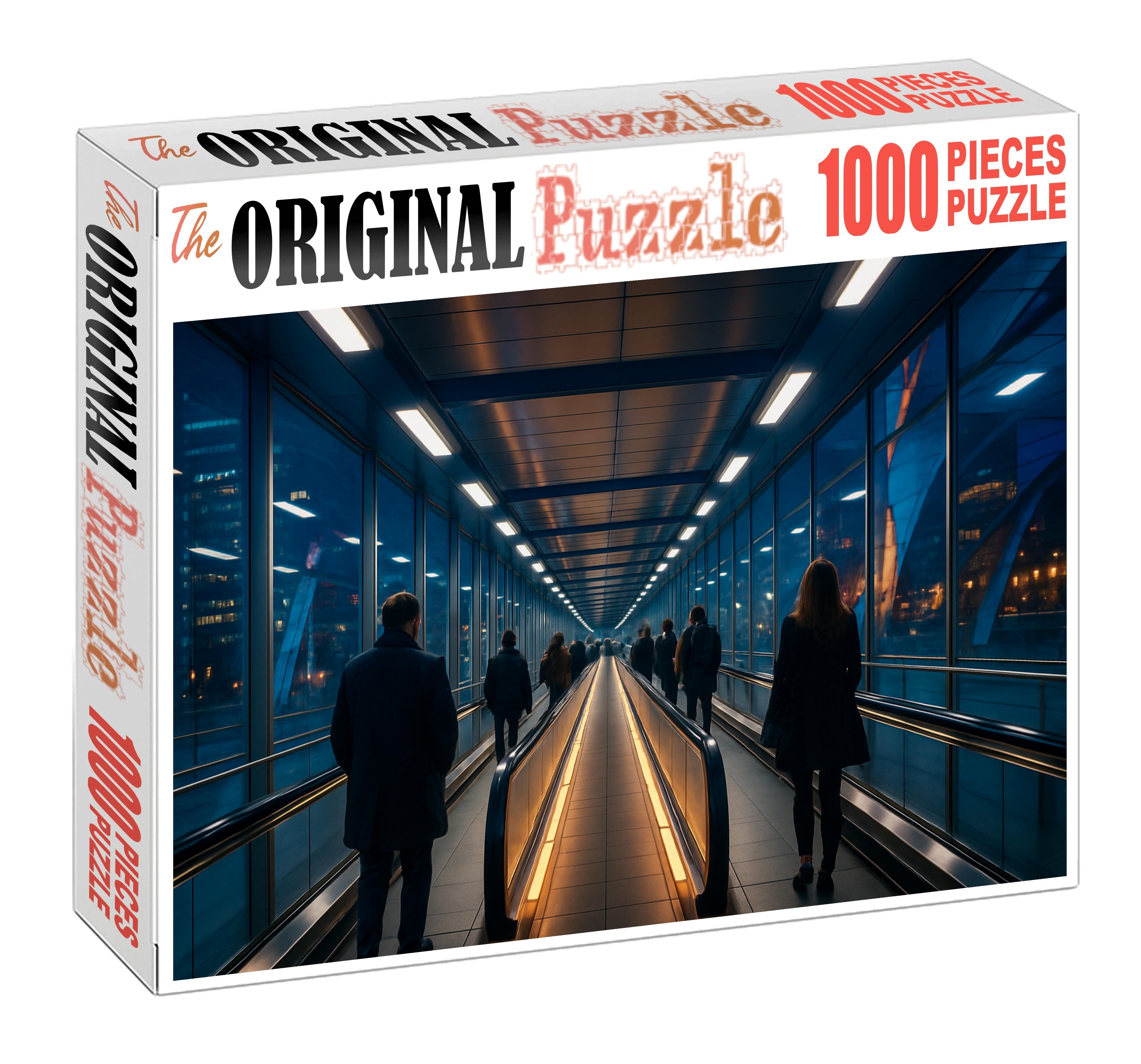 Magnetic Levitation Pedestrian Conveyor 100 Piece Puzzle