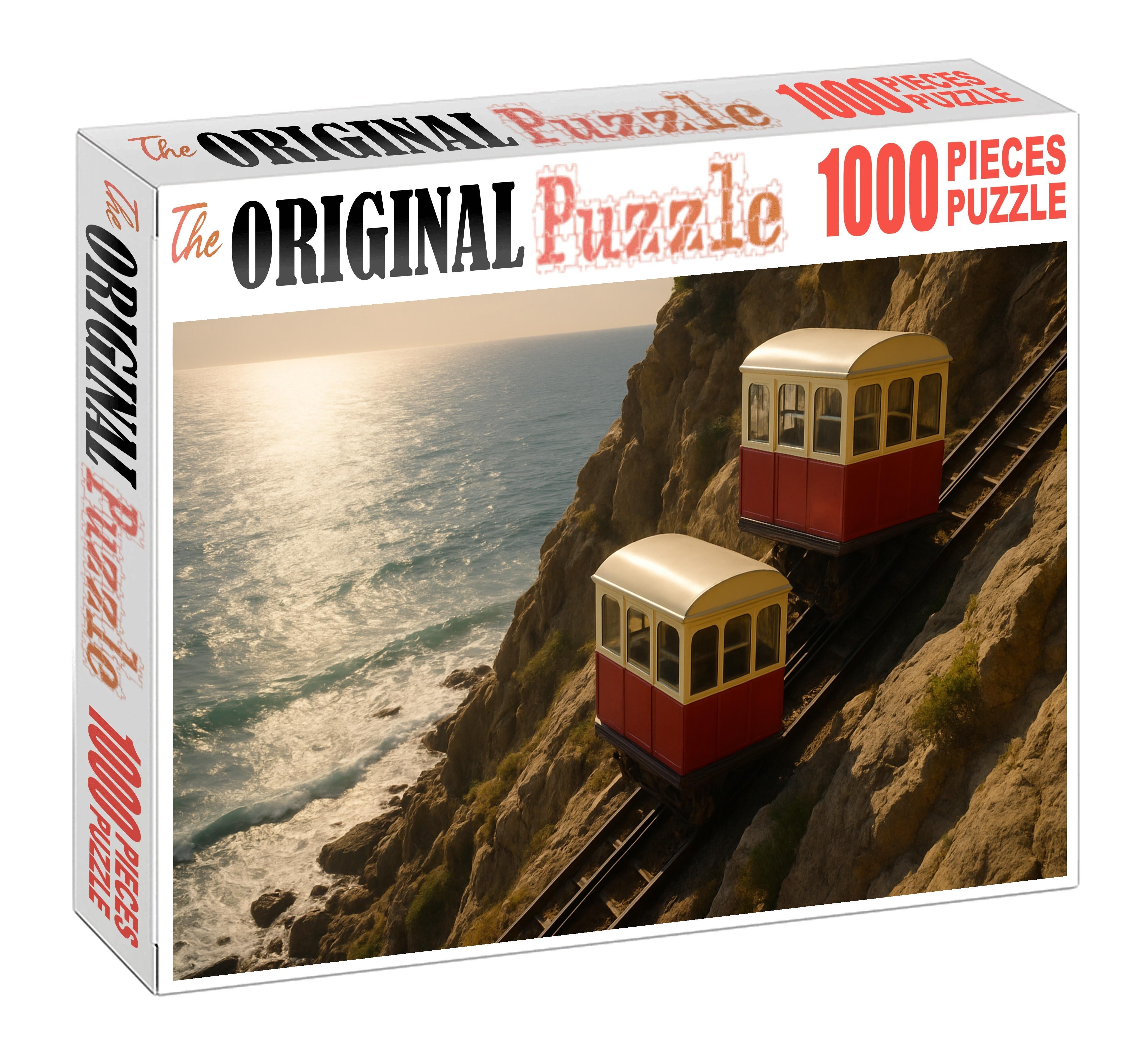 Sunset Coastal Funicular 300 Piece Puzzle