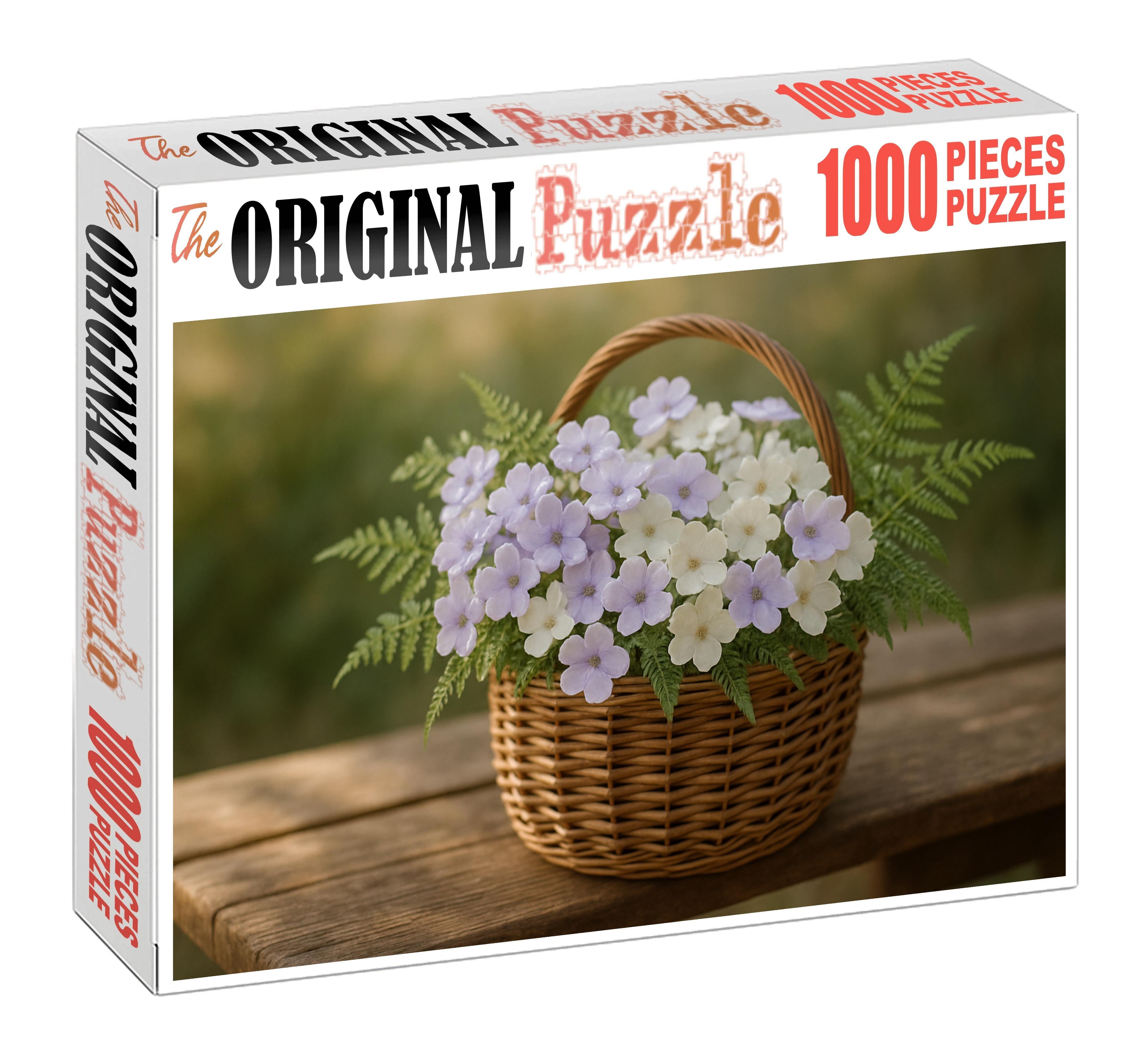 Morning Mist Meadow Basket 50 Piece Puzzle