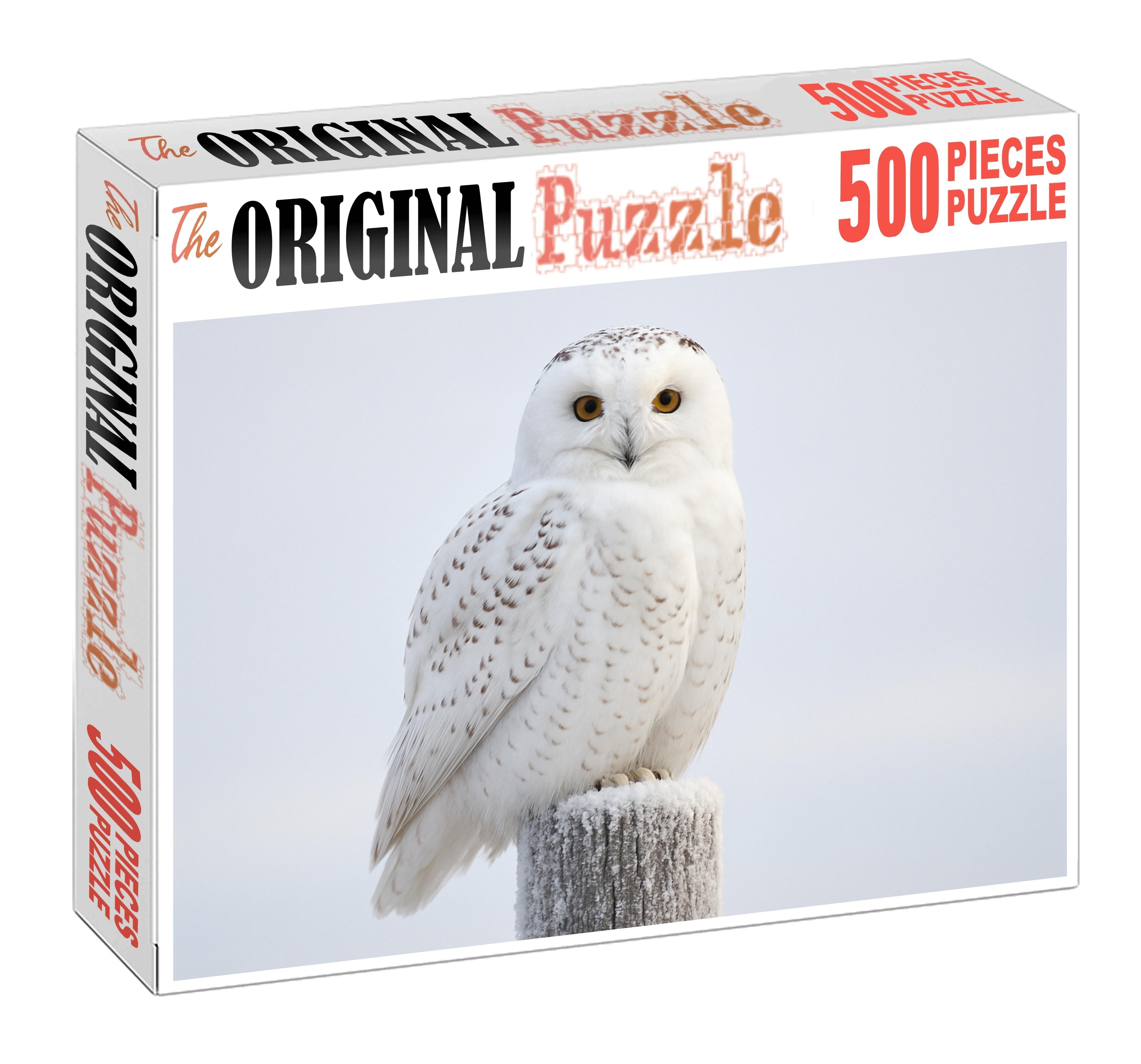 Snowy Owl The Arctic Sentinel Large Format Puzzle