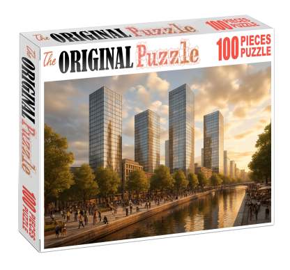 Melbourne Docklands Skyline Waterfront Supertall Cluster Complemented By Innovative Public Spaces Puzzle Challenge