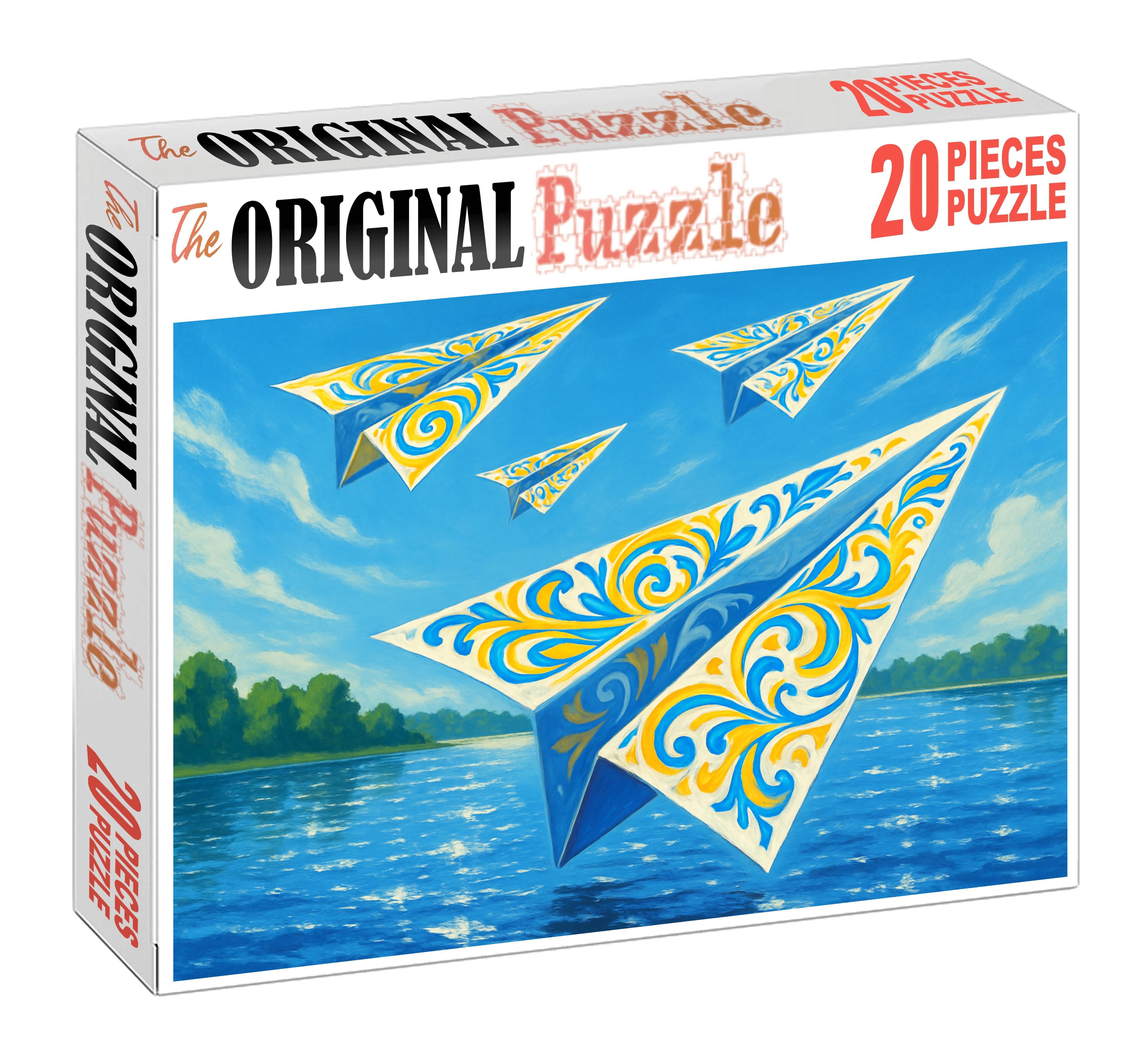 Paper Plane Regatta Large Format Puzzle