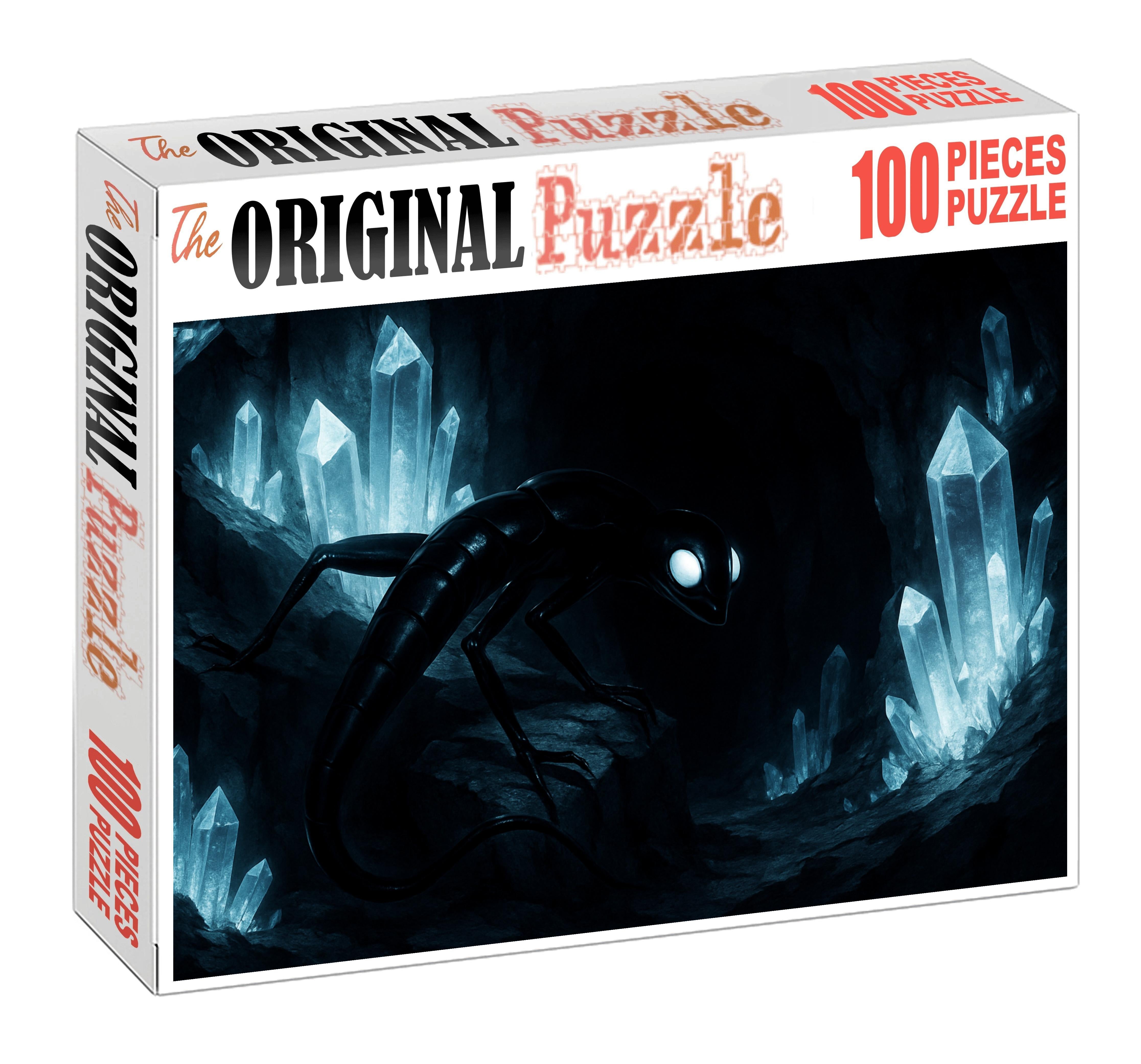 Silentshade Lurker Shadow-cloaked Predator Of The Crystal Caverns Puzzle For Adults
